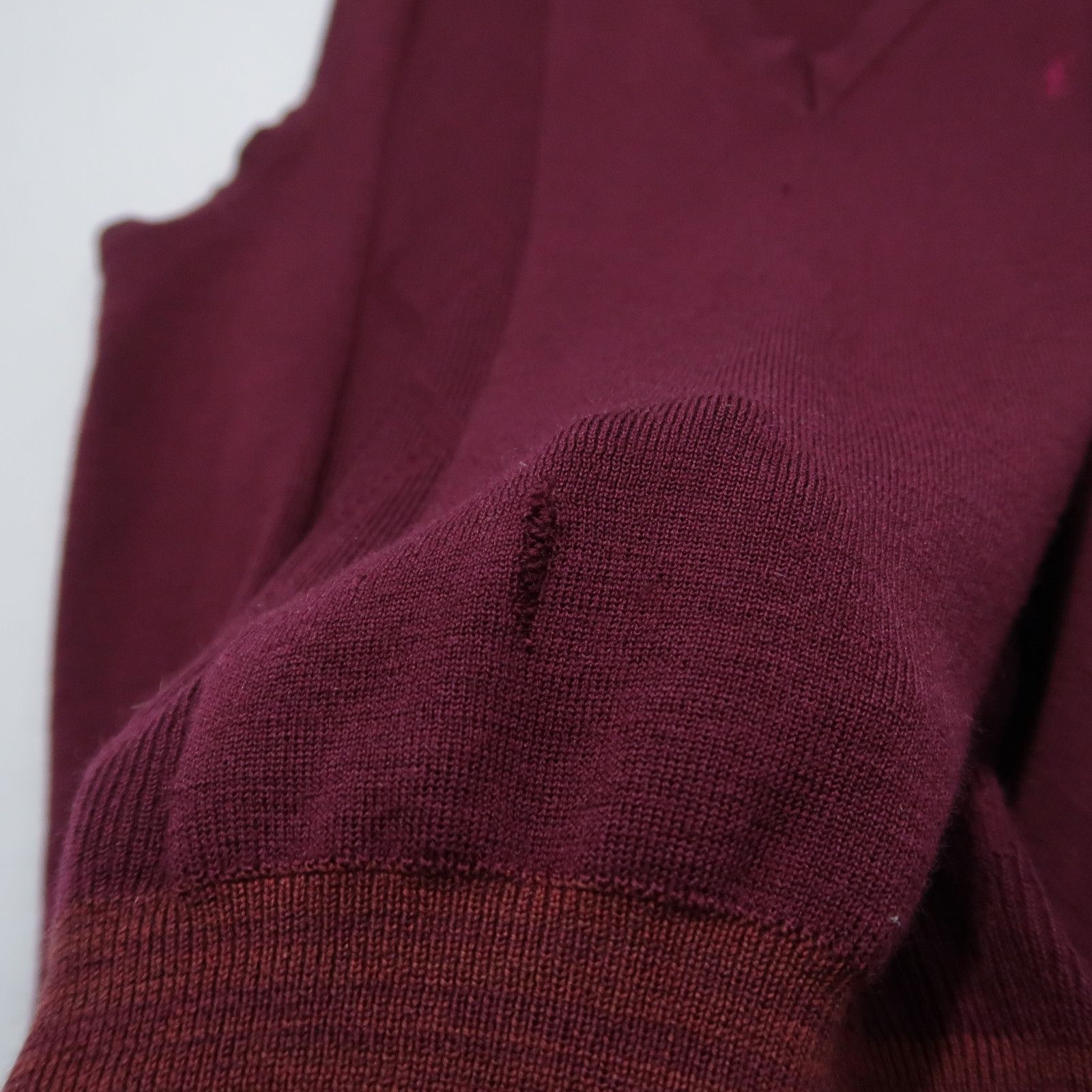 Yves Saint Laurent Vintage 90s YSL Tricots Distressed Knit Cable Vest Size US M / EU 48-50 / 2 - 12 Thumbnail