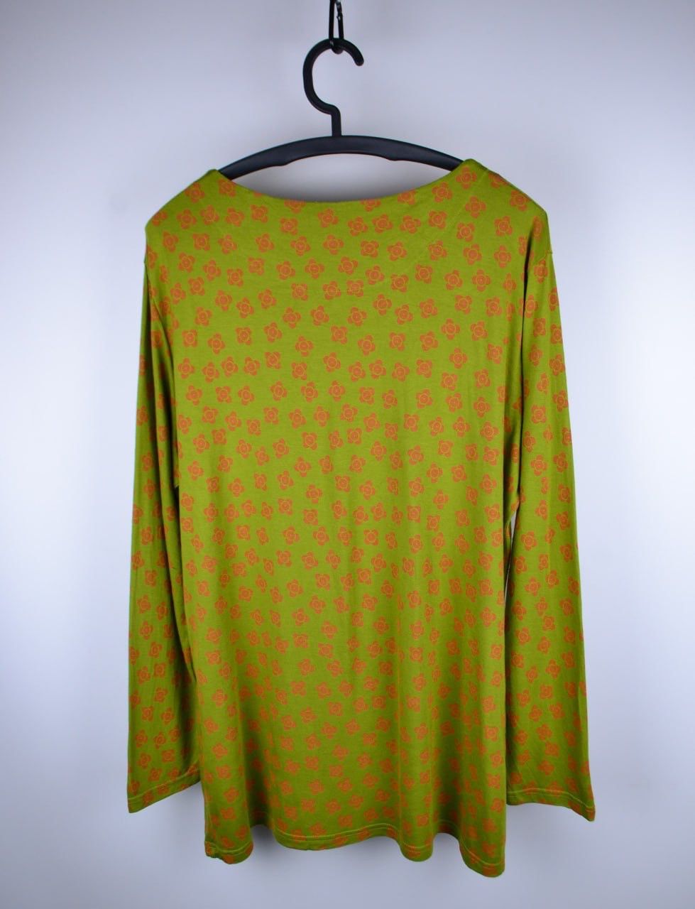 Japanese Brand Gudrun Sjoden Flowers Pullover Long Sleeve Green Size XXL Size XXL / US 16-18 / IT 52-54 - 4 Thumbnail