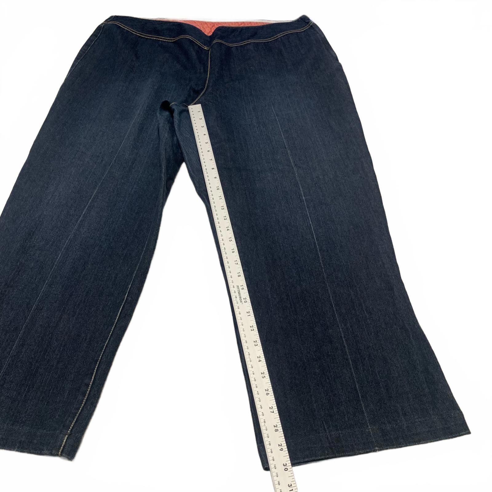 Other Sigrid Olsen Women's Sz 20 W Denim Jeans Wide-Leg 44 x 30 Size 42" / US 20 - 8 Thumbnail