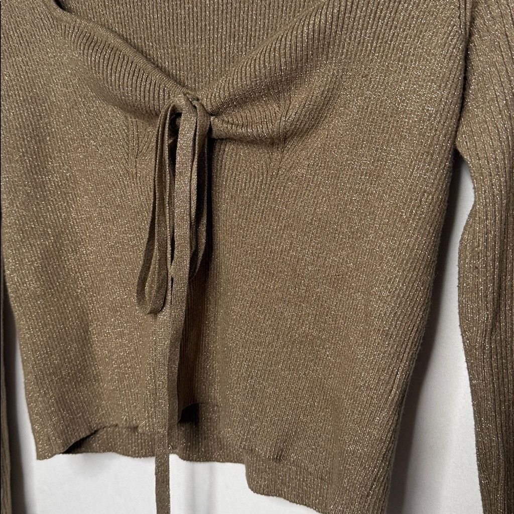 House of Harlow House of Harlow 1960 long sleeve tie front cropped sweater L Size L / US 10 / IT 46 - 2 Thumbnail