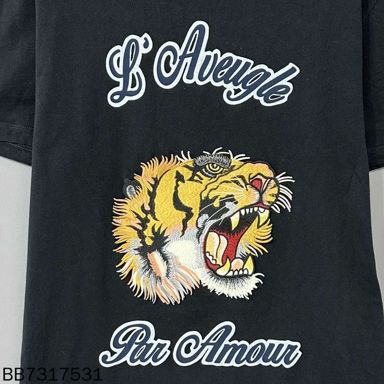 Gucci Gucci Tiger head embroidered short sleeves 2503-Nextarrow Size US S / EU 44-46 / 1 - 4 Thumbnail