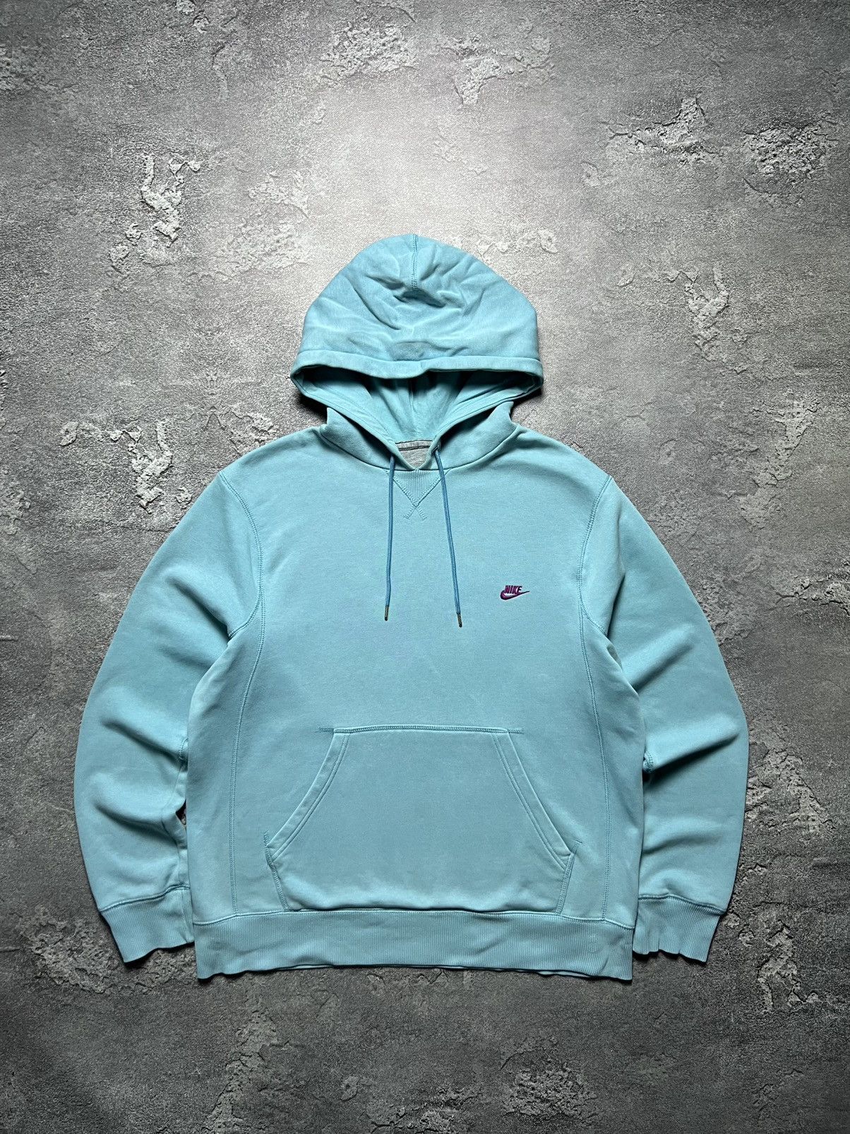 Nike Vintage Nike Hoodie Big Swoosh Logo Striped Side Stripe L Size US L / EU 52-54 / 3 - 1 Thumbnail