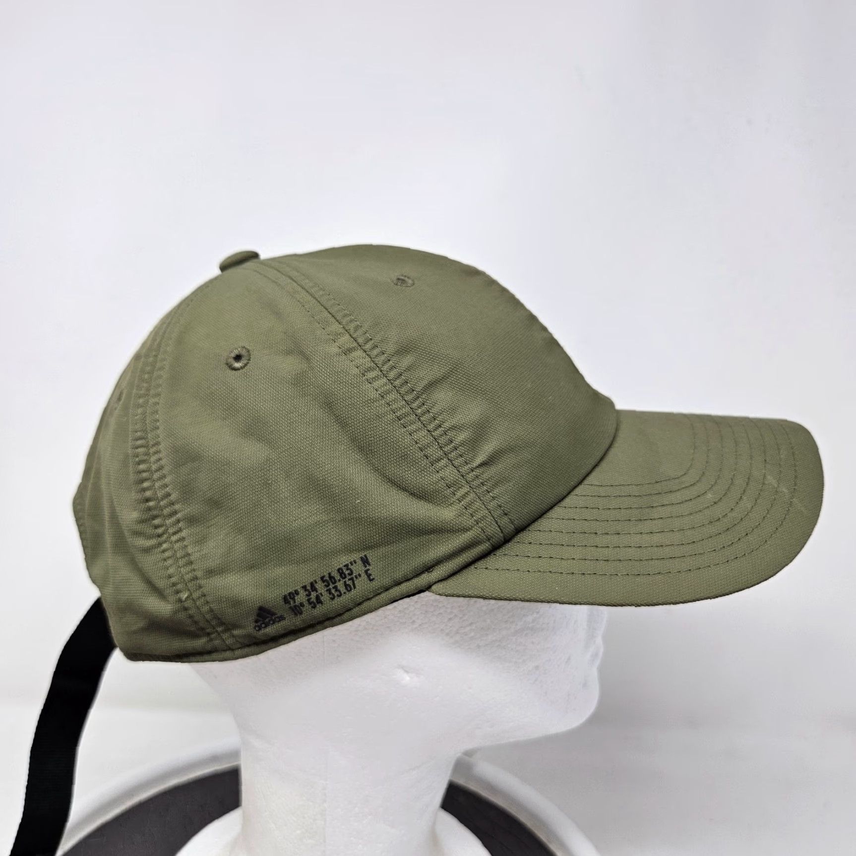 Adidas Adidas Hat Cap Strap Back Olive Green AEROREADY Performance Mens Size ONE SIZE - 3 Thumbnail