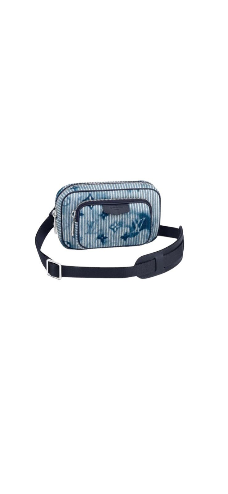 image of Louis Vuitton Outdoor Pouch in Blue, Men's