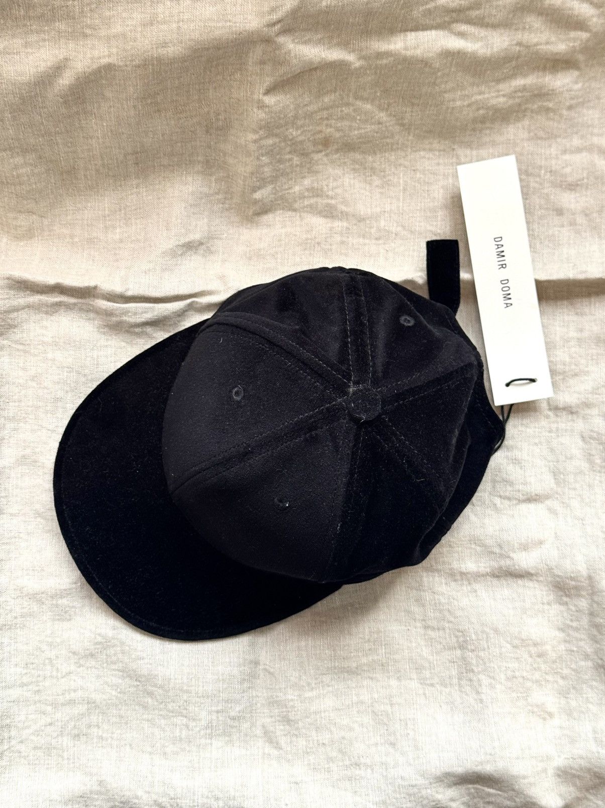 Damir Doma damir doma men black velvet cap new Size ONE SIZE - 4 Thumbnail
