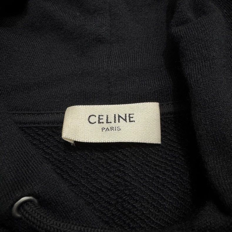 Celine Celine back letter embroidered hoodie Size US M / EU 48-50 / 2 - 5 Thumbnail