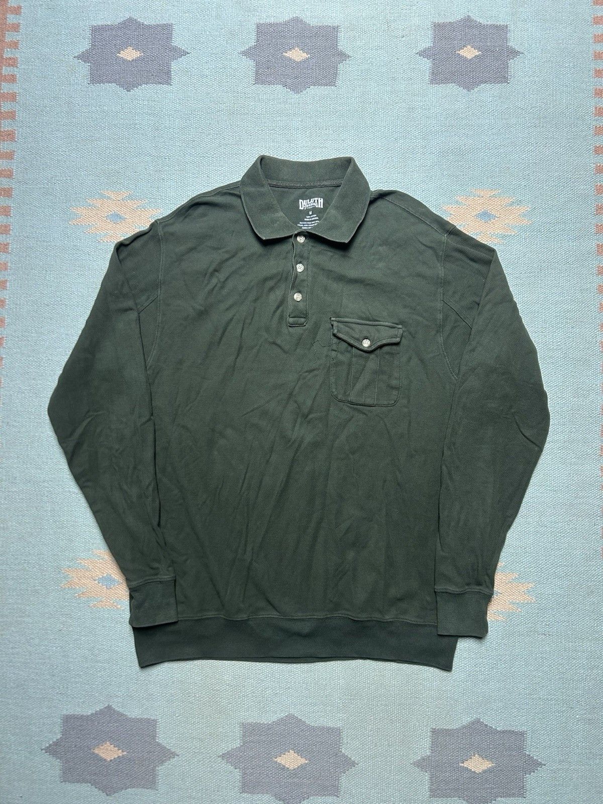 Duluth Trading Company Duluth Trading Co polo shirt cotton heavy one pocket medium Size US M / EU 48-50 / 2 - 1 Thumbnail