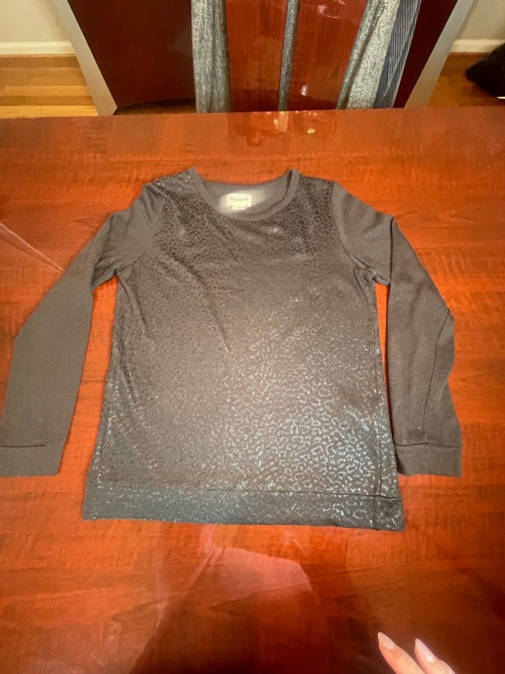 Other Obey Propaganda Metallic Leopard Print Long Sleeve Top Sz M Size M / US 6-8 / IT 42-44 - 3 Thumbnail