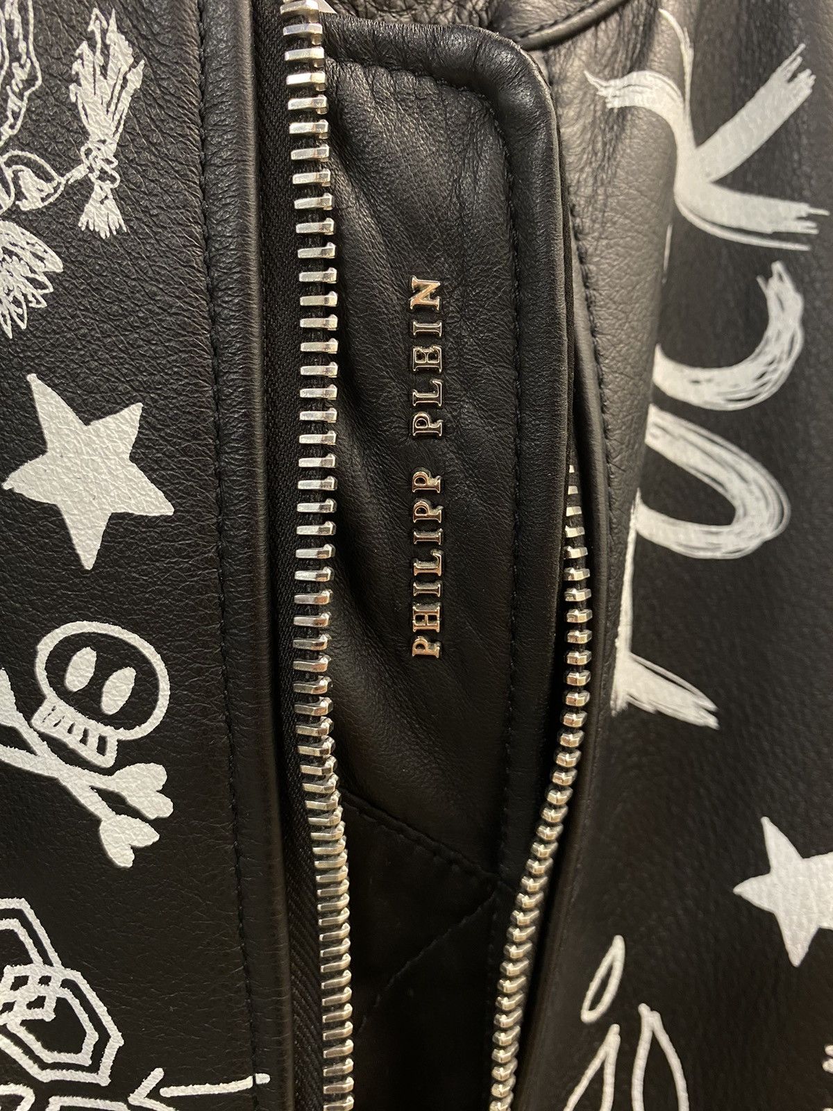 Philipp Plein Very Rare Limited Edition Philipp Plein Leather Jacket Size US M / EU 48-50 / 2 - 5 Thumbnail