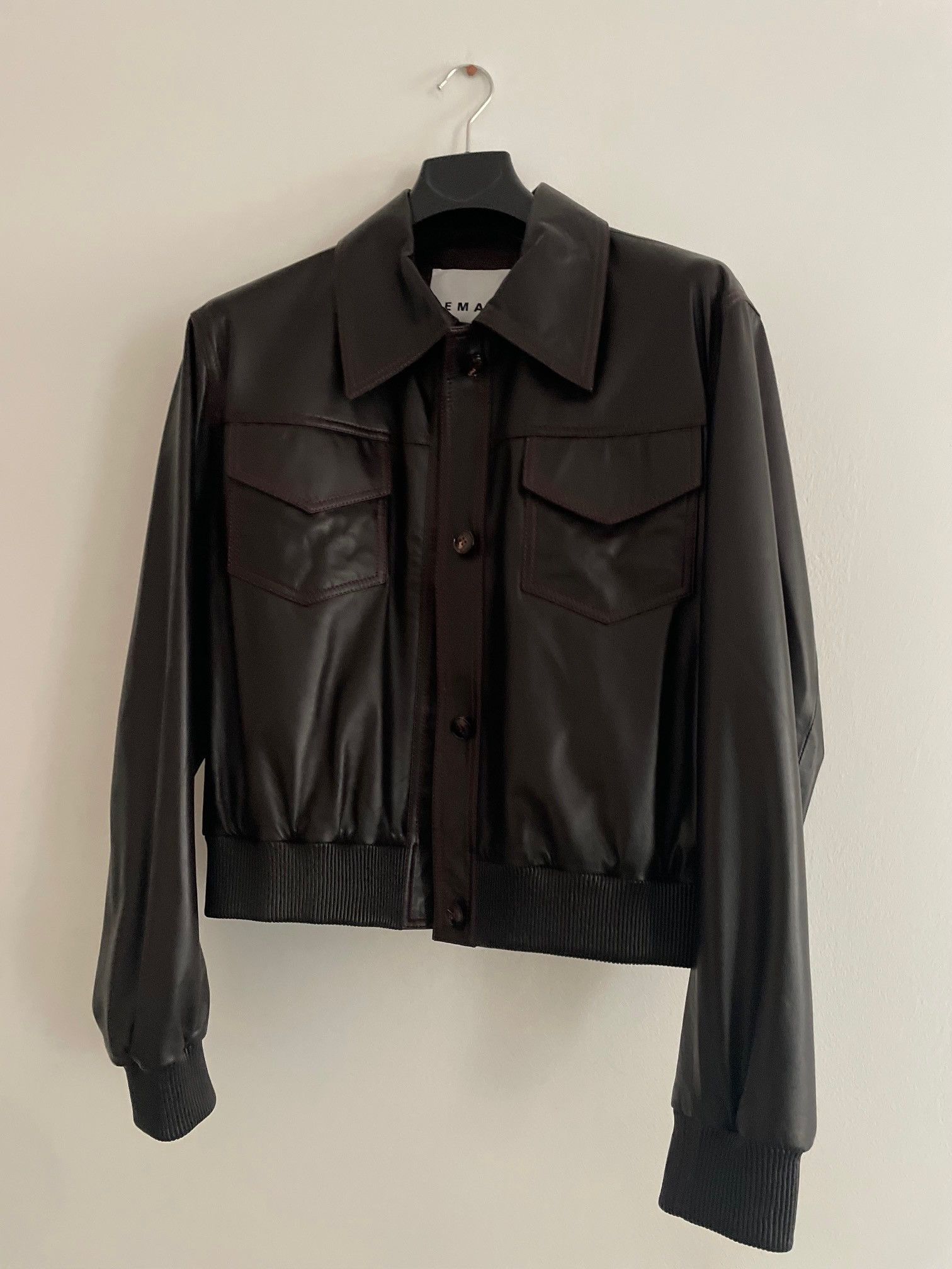 Martin Asbjorn × REMAIN Birger Christensen Remain by Martin Asbjorn small leather bomber jacket 42 L Size M / US 6-8 / IT 42-44 - 4 Thumbnail
