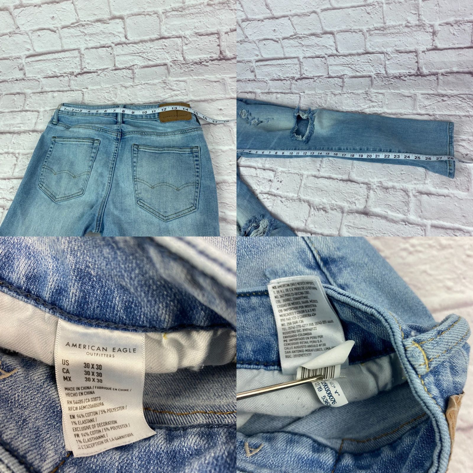 American Eagle Outfitters VINTAGE Size US 30 / EU 46 - 8 Thumbnail