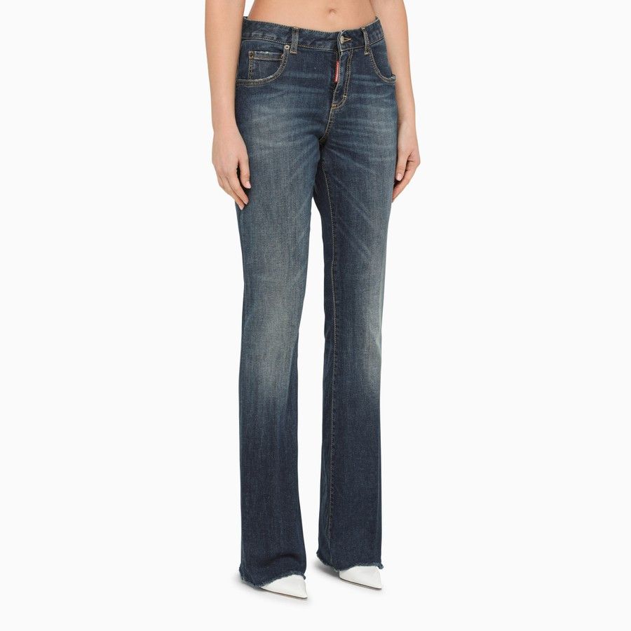 Dsquared2 o1d2blof0824 Cotton Jeans in Blue Size 28" / US 6 / IT 42 - 3 Thumbnail