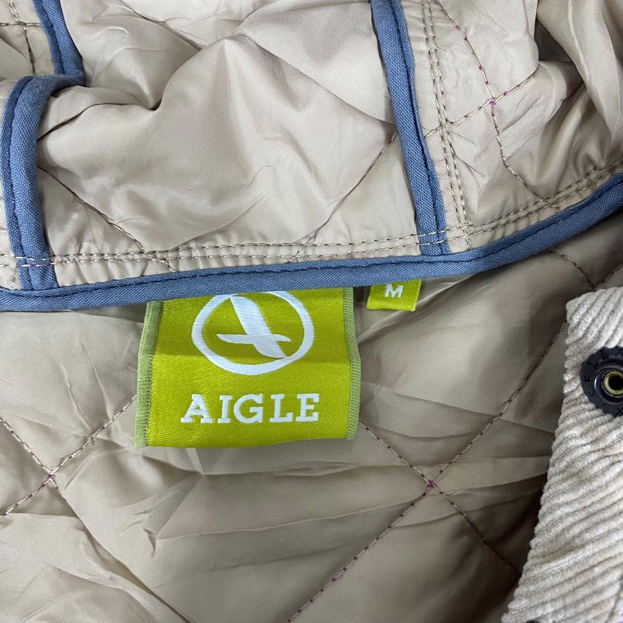 Aigle AIGLE OUTDOOR Quilted Puffer Hoodie Jacket Windbreaker Size M / US 6-8 / IT 42-44 - 6 Thumbnail