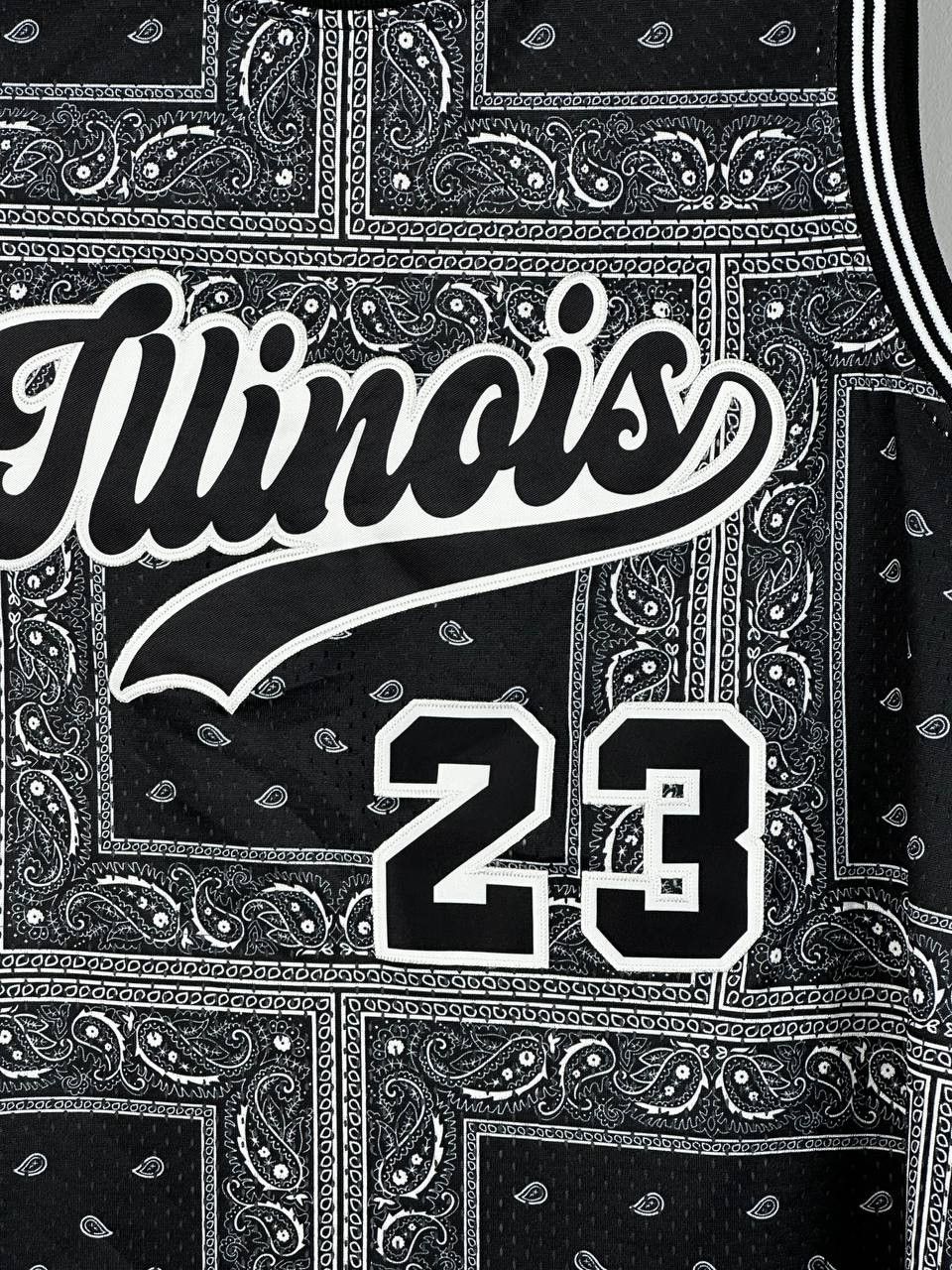 Other Illinois Goat 23 Bandana Print Basketball Jersey Size US XL / EU 56 / 4 - 5 Thumbnail