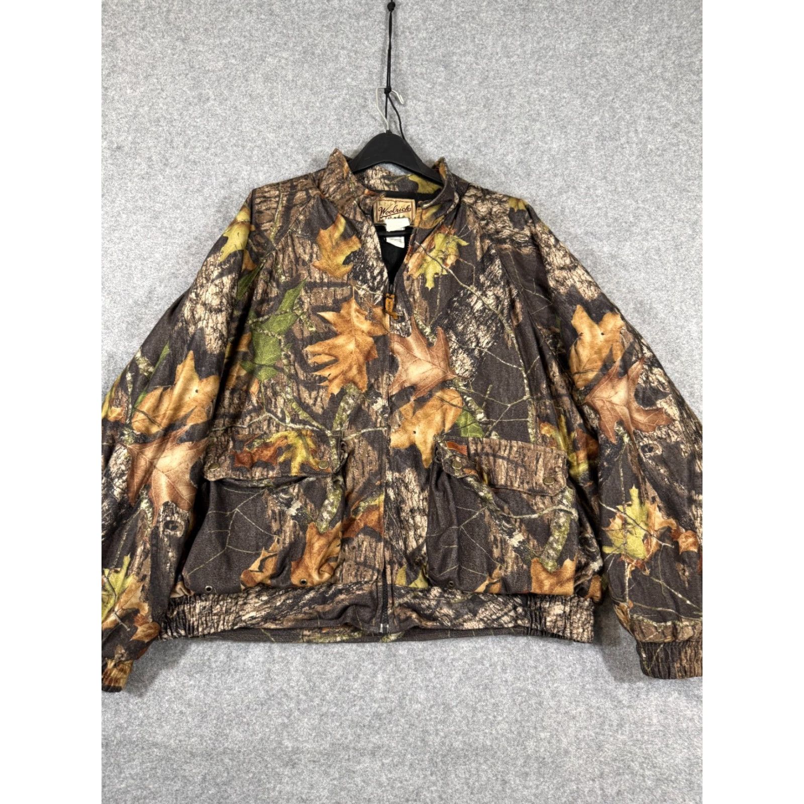 Vintage Woolrich Bomber Jacket Mens XL Realtree Camo Hooded Break Up Brown Woolrich Woolen Mills Camouflage Zip Mid-Length Pockets - Outdoor Hunting Men Size US XL / EU 56 / 4 - 2 Thumbnail