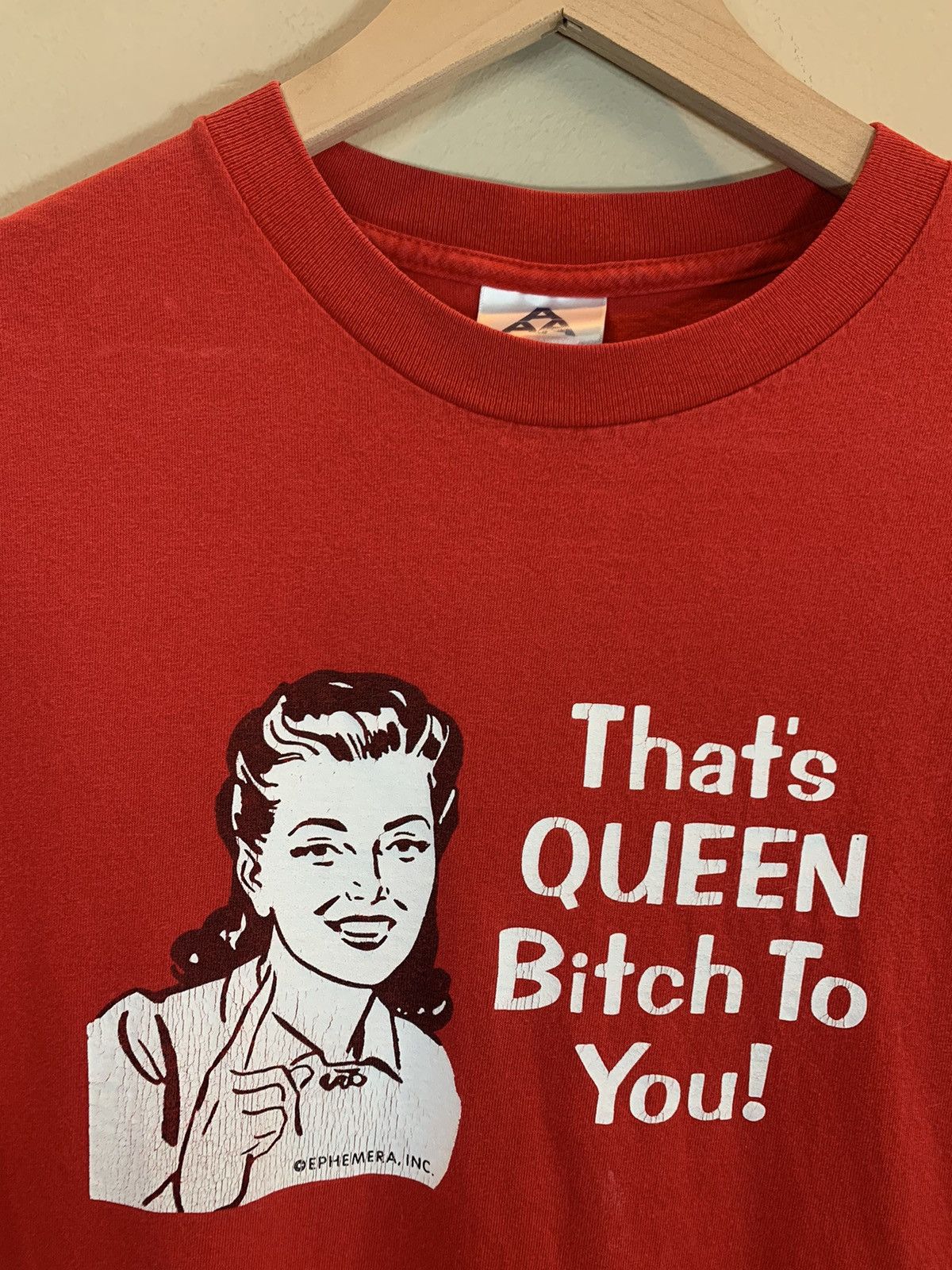 Vintage *RARE* Vintage That’s QUEEN Bitch To You! Funny Art T-Shirt Size US M / EU 48-50 / 2 - 2 Thumbnail