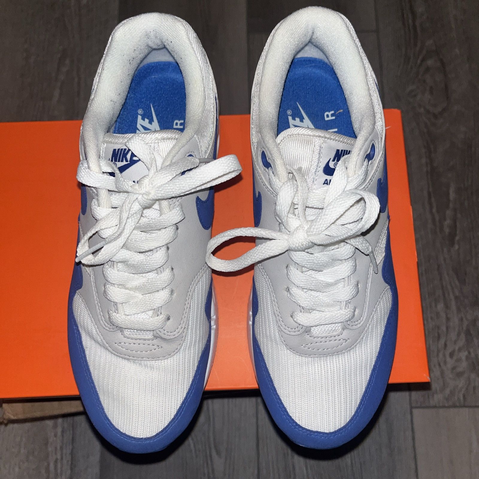 Nike Nike air max 1 anniversary Royal (2017) Size US 6.5 / EU 39-40 - 4 Thumbnail