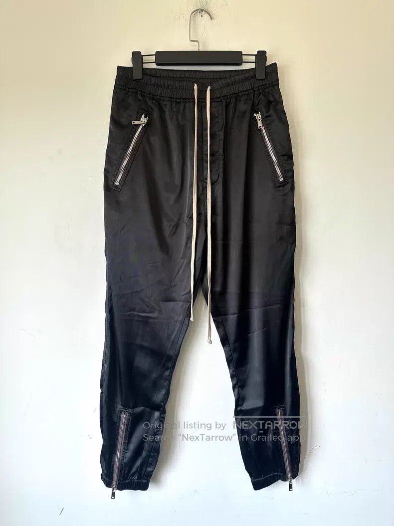 Rick Owens RICK OWENS Acetate Zipper Tapered Pants Size US 34 / EU 50 - 1 Thumbnail