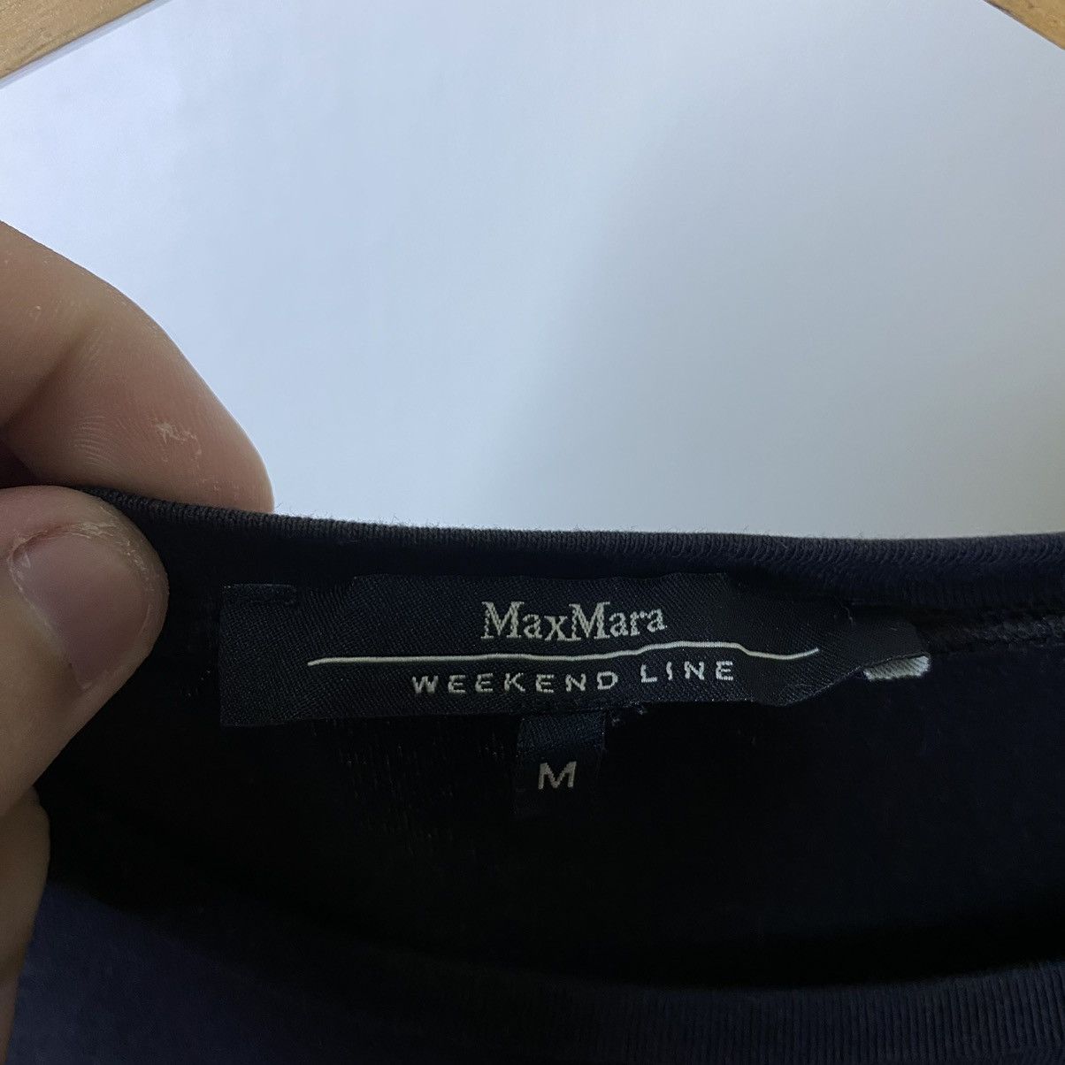 Other Max Mara Weekend Line Black Blank Women Tee Size M / US 6-8 / IT 42-44 - 3 Thumbnail