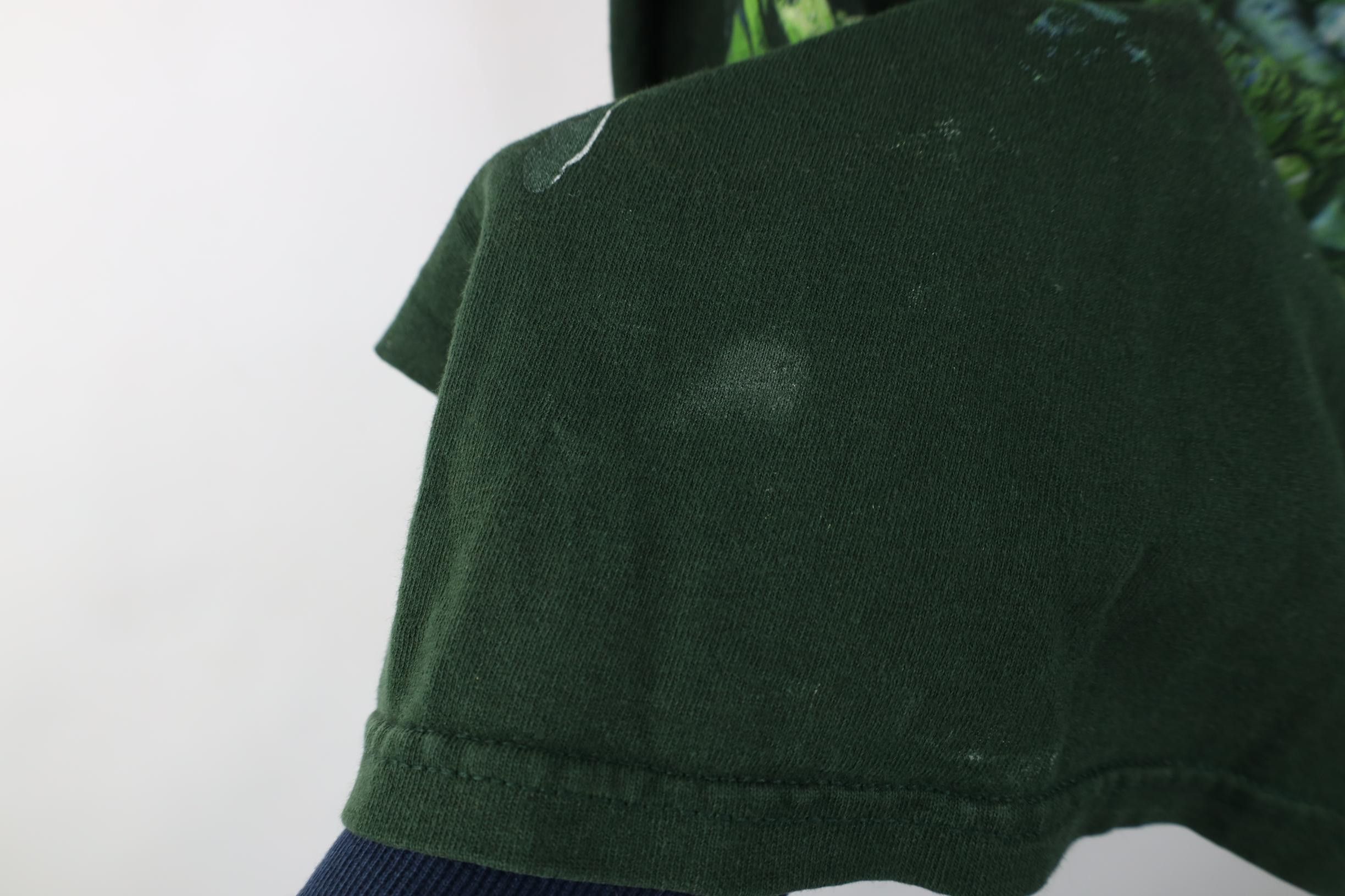 Vintage Vintage Y2K DC Comics Kryptonite Superman T-Shirt Green Size US L / EU 52-54 / 3 - 9 Thumbnail