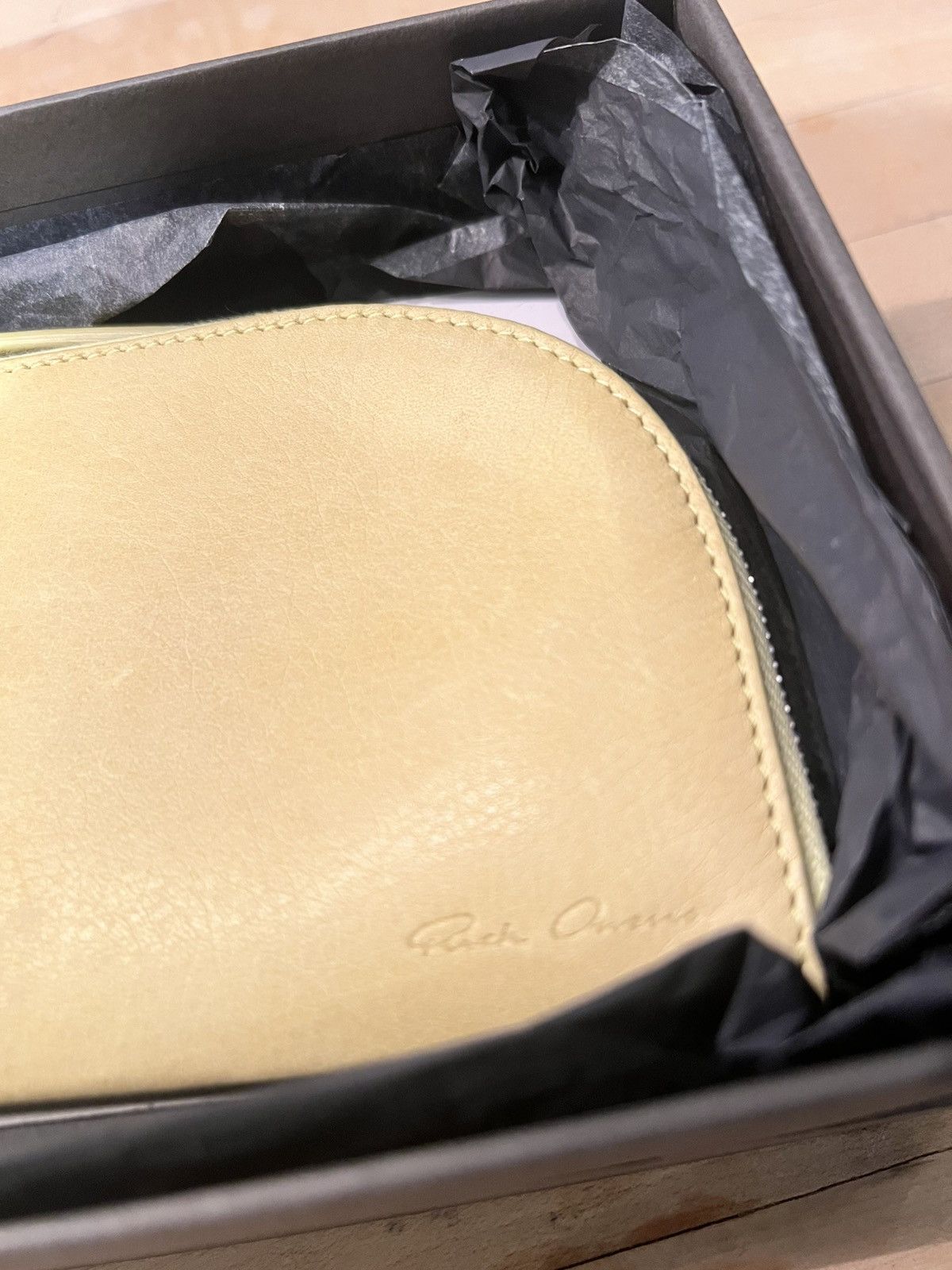Rick Owens Rick Owens Lime Green Leather Wallet Size ONE SIZE - 2 Thumbnail