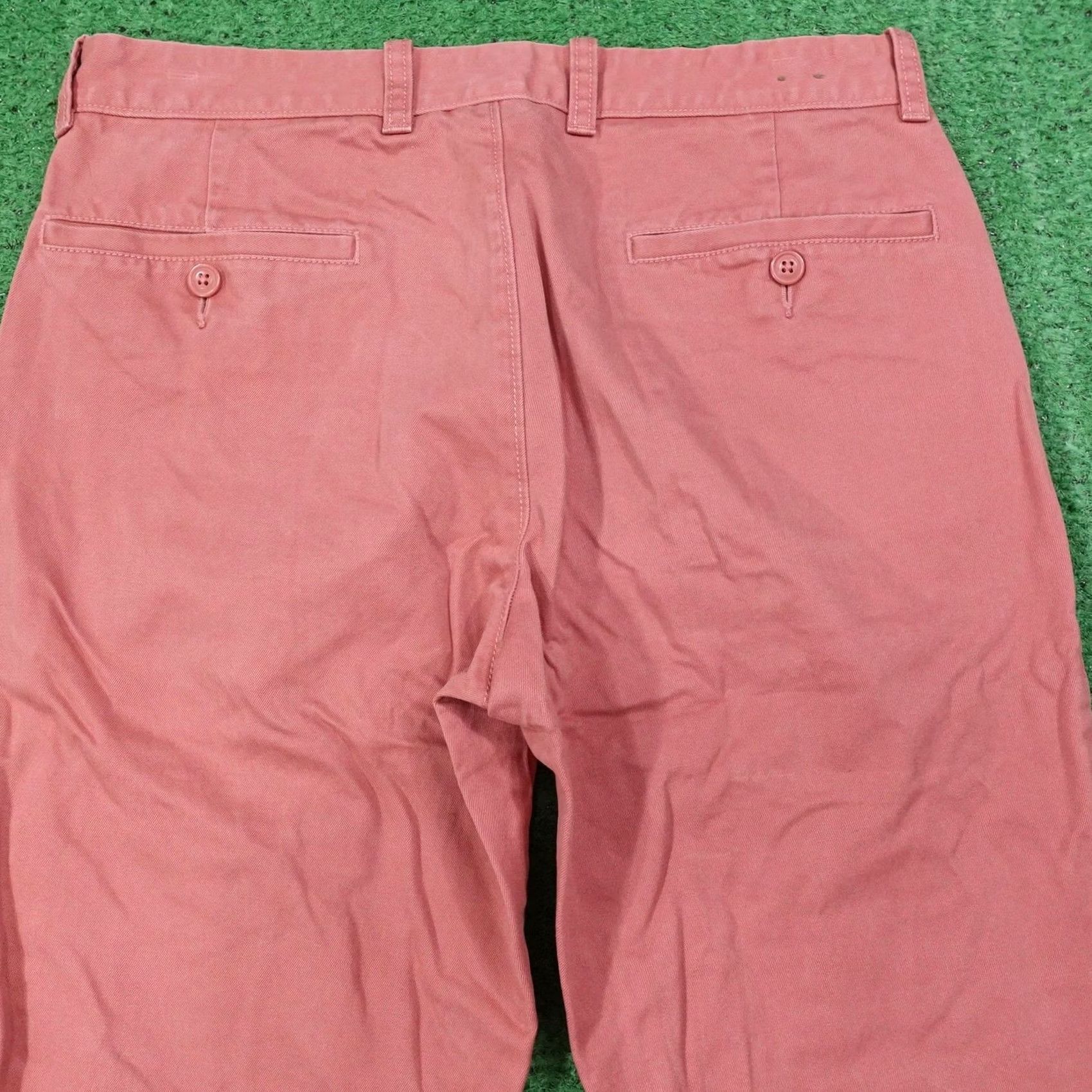 J.Crew J.CREW ESSENTIAL Slim Chino Pants Mens 30x32 Red Cotton Flat Front Casual Slant Slash Pocket 770 Vintage? No Size US 30 / EU 46 - 5 Thumbnail