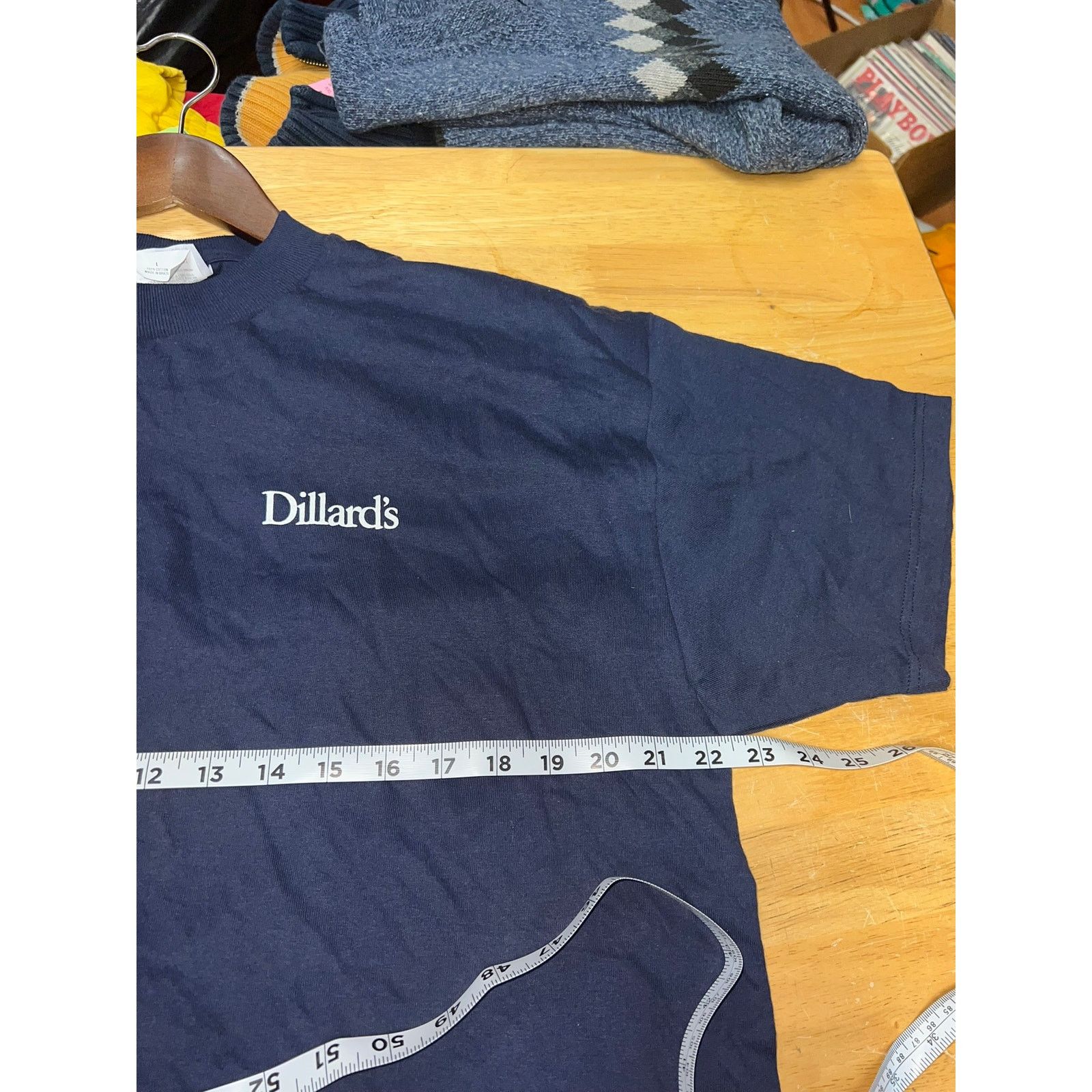 Jerzees Vintage Dilliards Shirt Dilliard's Shop Blue Tee Large 90s Size US L / EU 52-54 / 3 - 6 Thumbnail