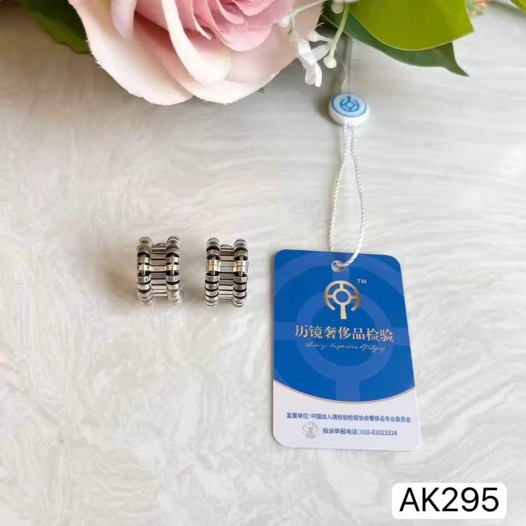 Bottega Veneta BV 925 Silver Earrings AK295 Authenticated Size ONE SIZE - 3 Thumbnail