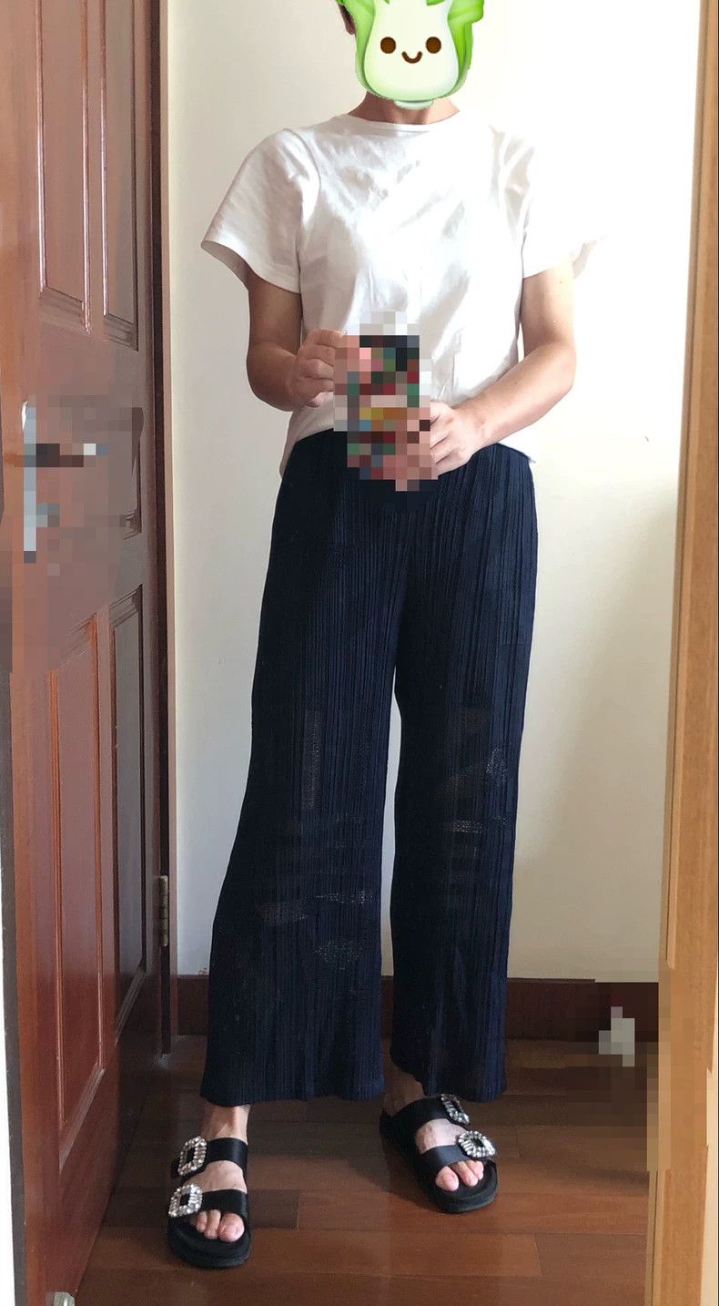 Issey Miyake Issey Miyake Pleats Please Navy Pants - dmc Size US 30 / EU 46 - 1 Thumbnail