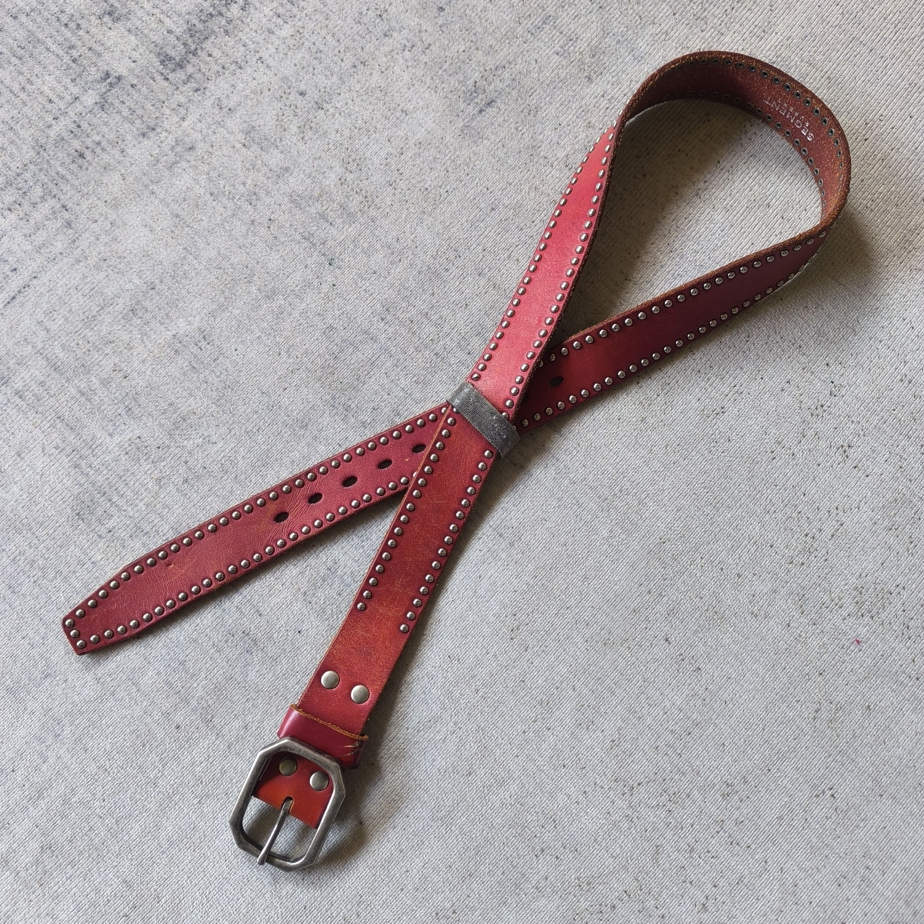 14th Addiction 🕸️ Segment rupert garrison stud punk rock leather belt Size ONE SIZE - 7 Thumbnail