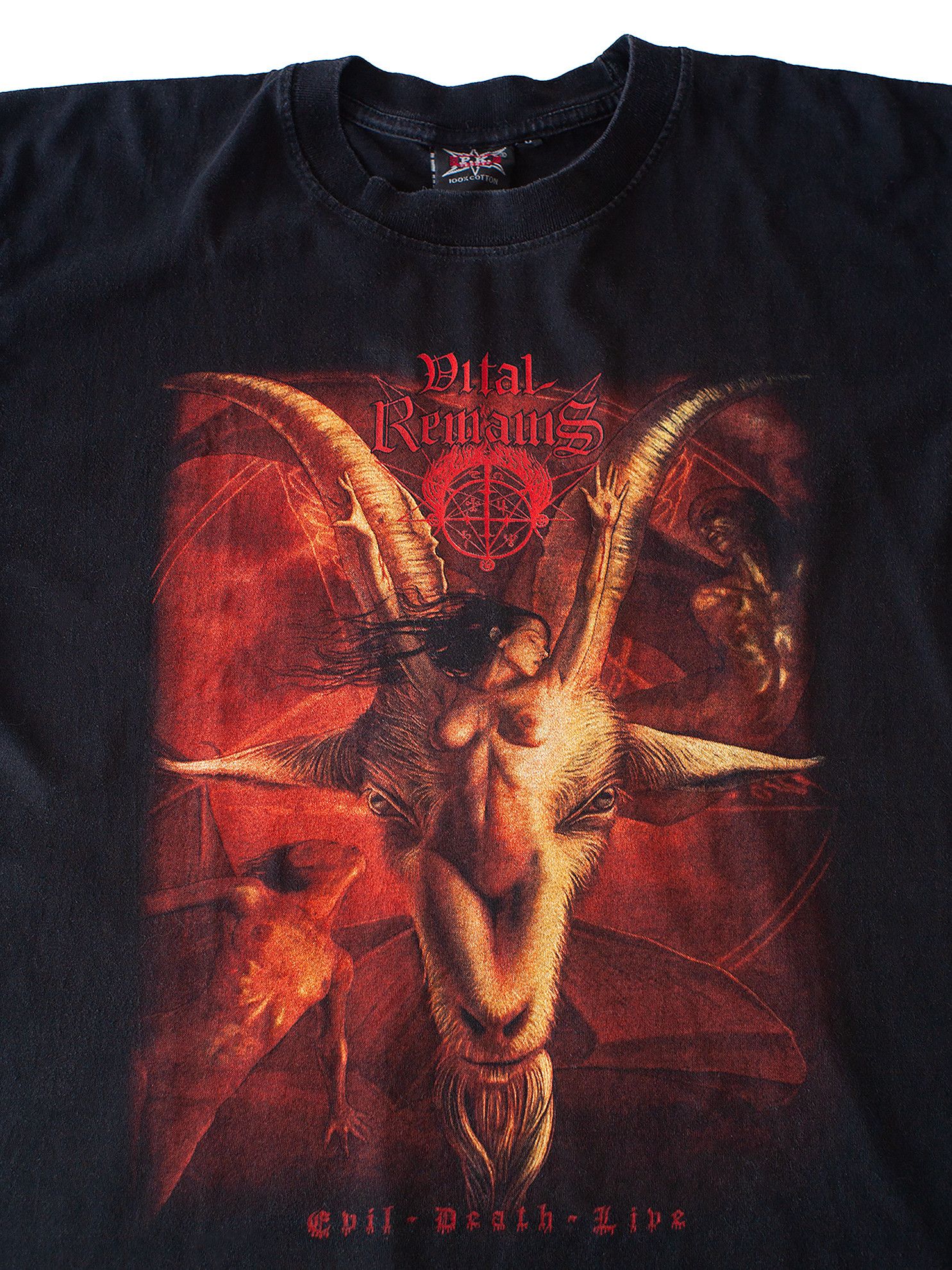Band Tees Almost Vintage 2007 Vital Remains "Evil Death Live" T-Shirt Size US L / EU 52-54 / 3 - 3 Thumbnail