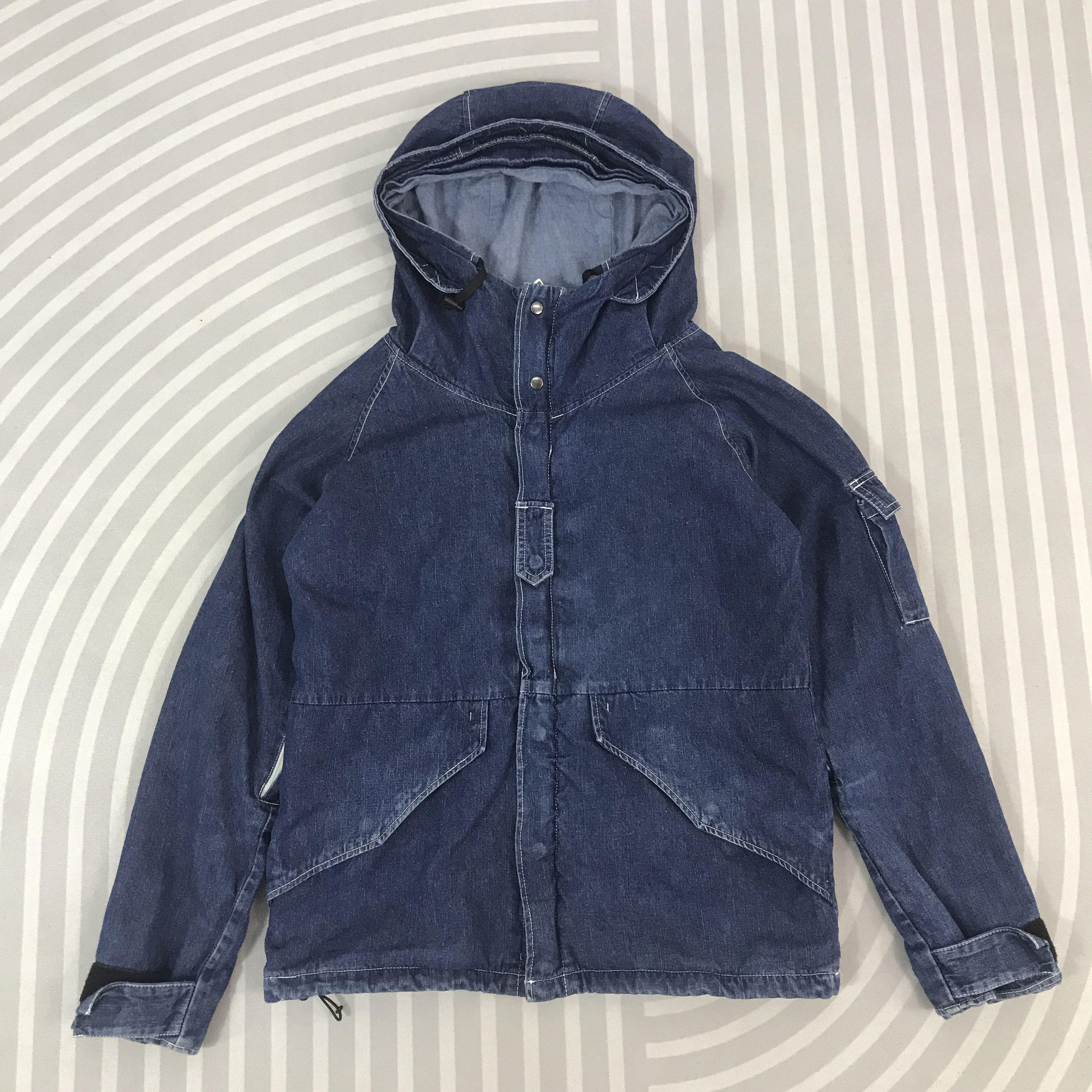 Vintage Vintage Joey Factory denim Hoodies jacket K69B5 Size US M / EU 48-50 / 2 - 1 Thumbnail