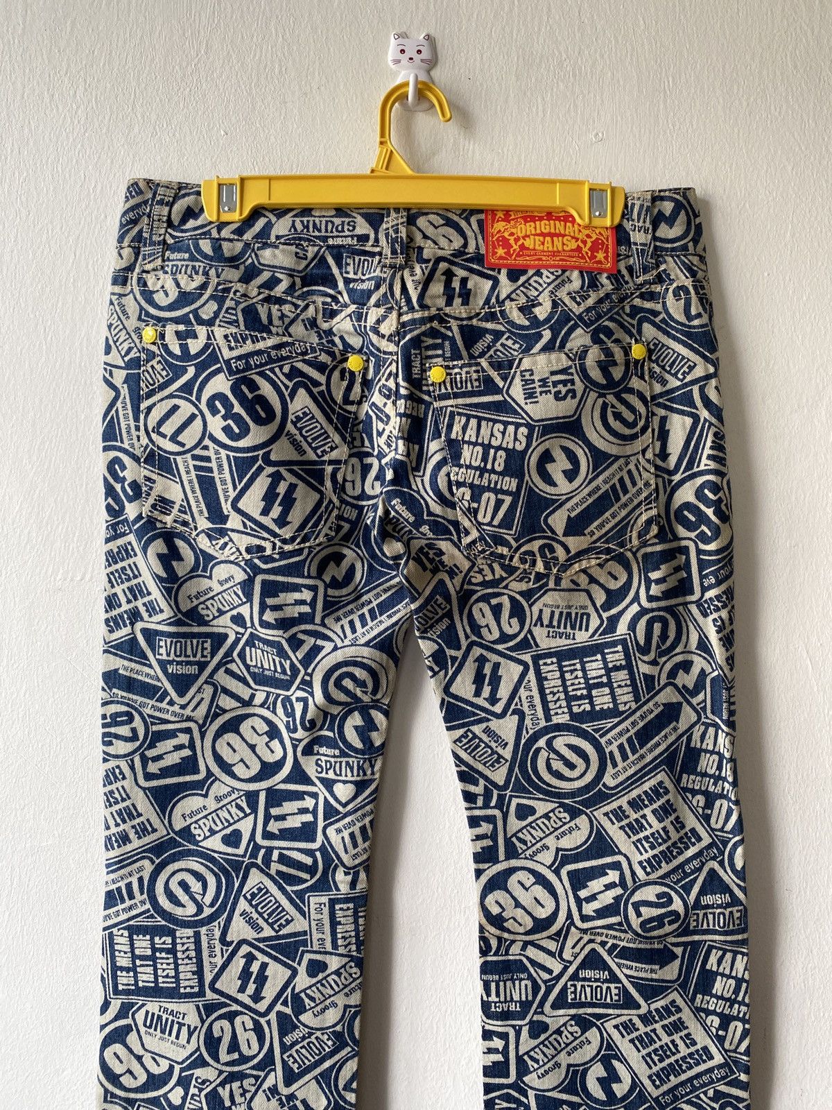 Hysteric Glamour × Japanese Brand Japanese Brand Original Jeans Fullprint Design Denim Size US 32 / EU 48 - 8 Thumbnail