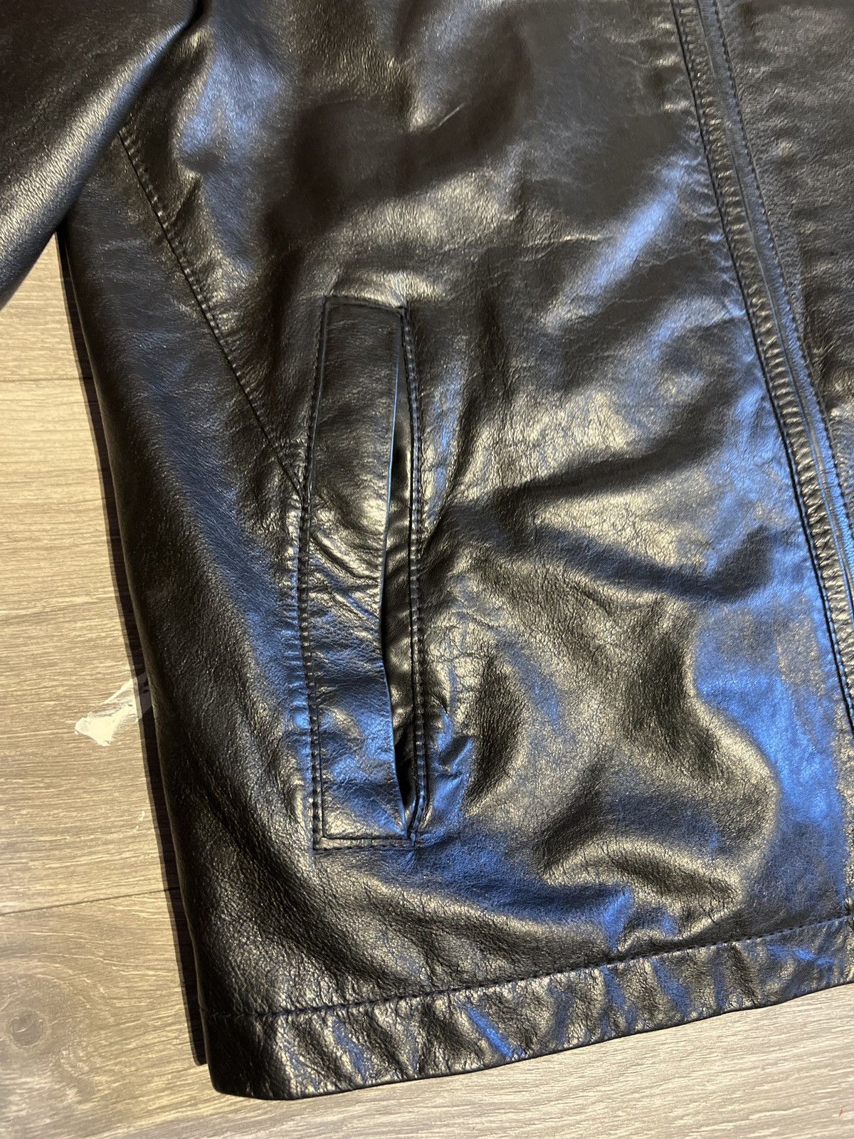 Gap × Vintage Vintage Gap Cow Leather Jacket Size US M / EU 48-50 / 2 - 4 Thumbnail