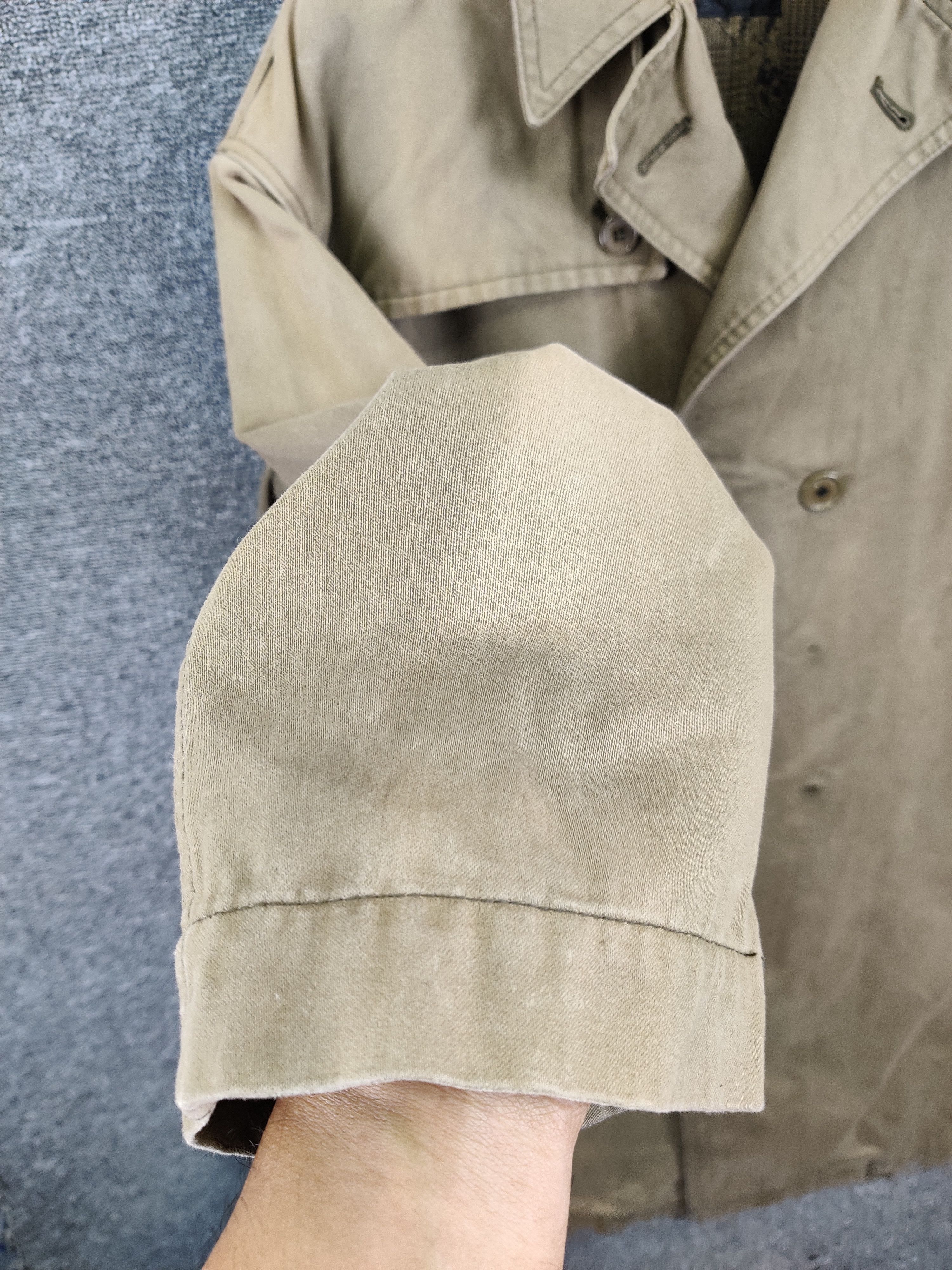 Ne-Net Vintage Ne-Net Double Breasted Sun Faded Trench Coat Size US XL / EU 56 / 4 - 17 Thumbnail