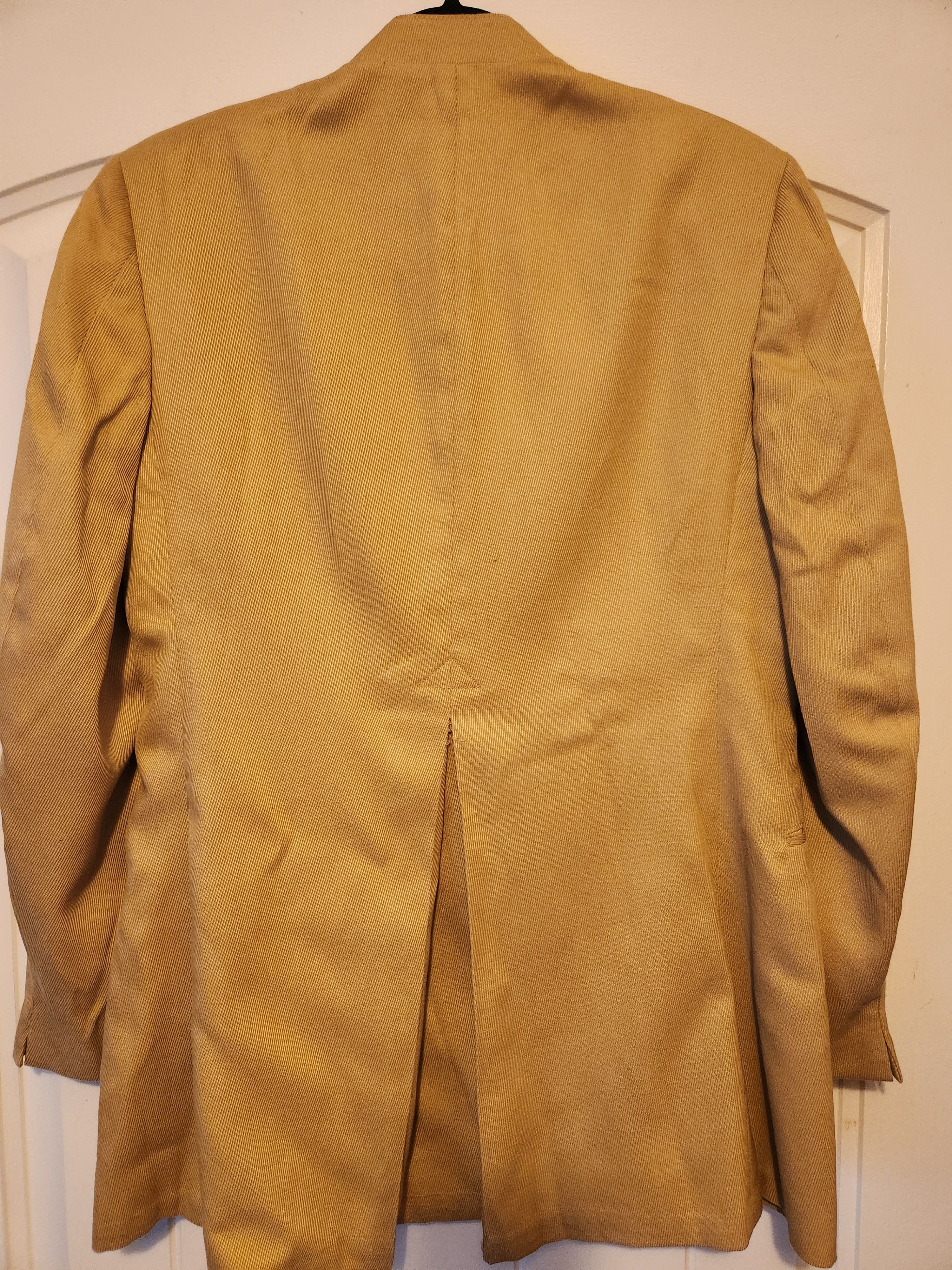 Other Vintage Men's Tan Nehru Jacket Sz 38S. Size 38S - 2 Thumbnail