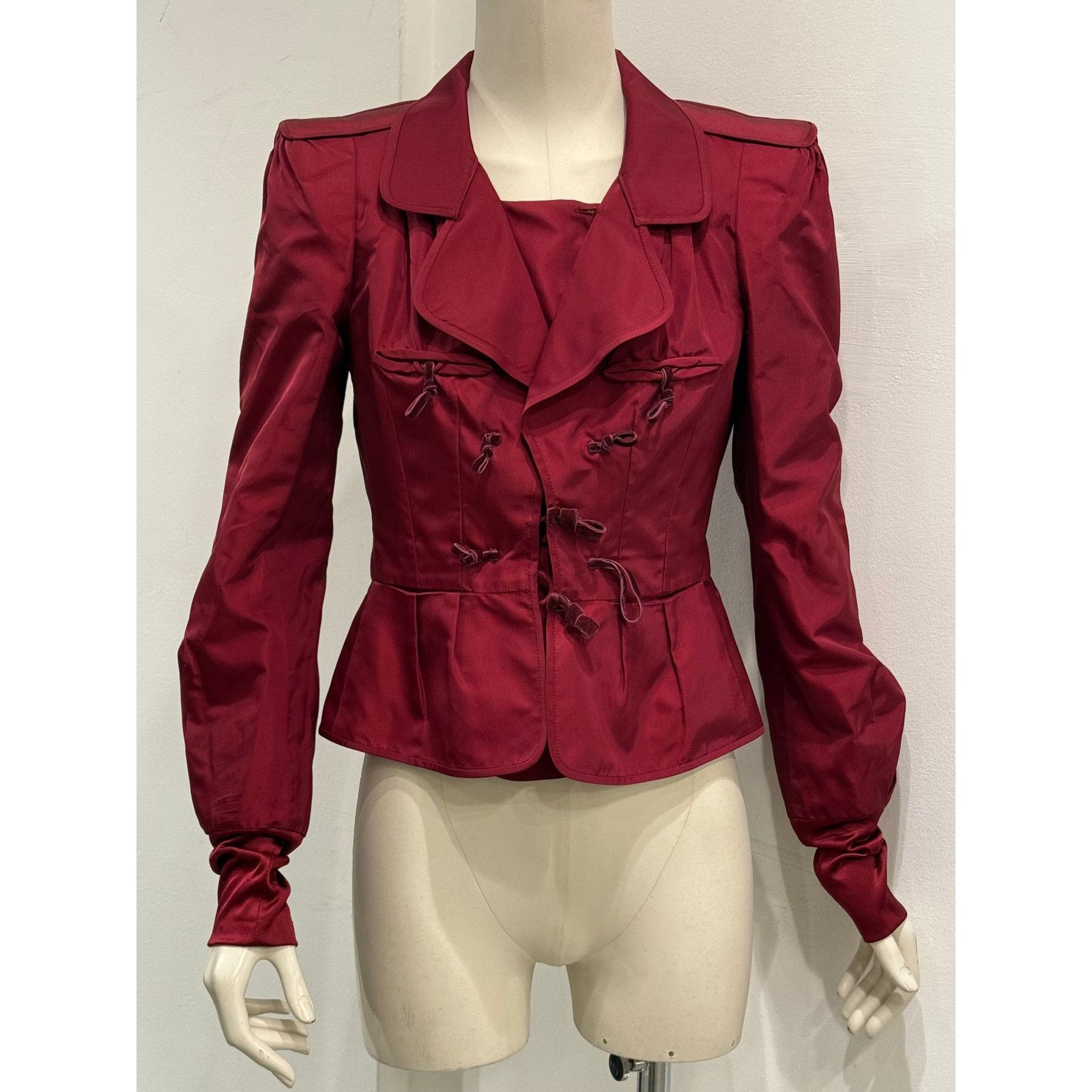 Saint Laurent Paris 2004 Yves Saint Laurent by Tom Ford runway pagoda jacket Size S / US 4 / IT 40 - 1 Thumbnail
