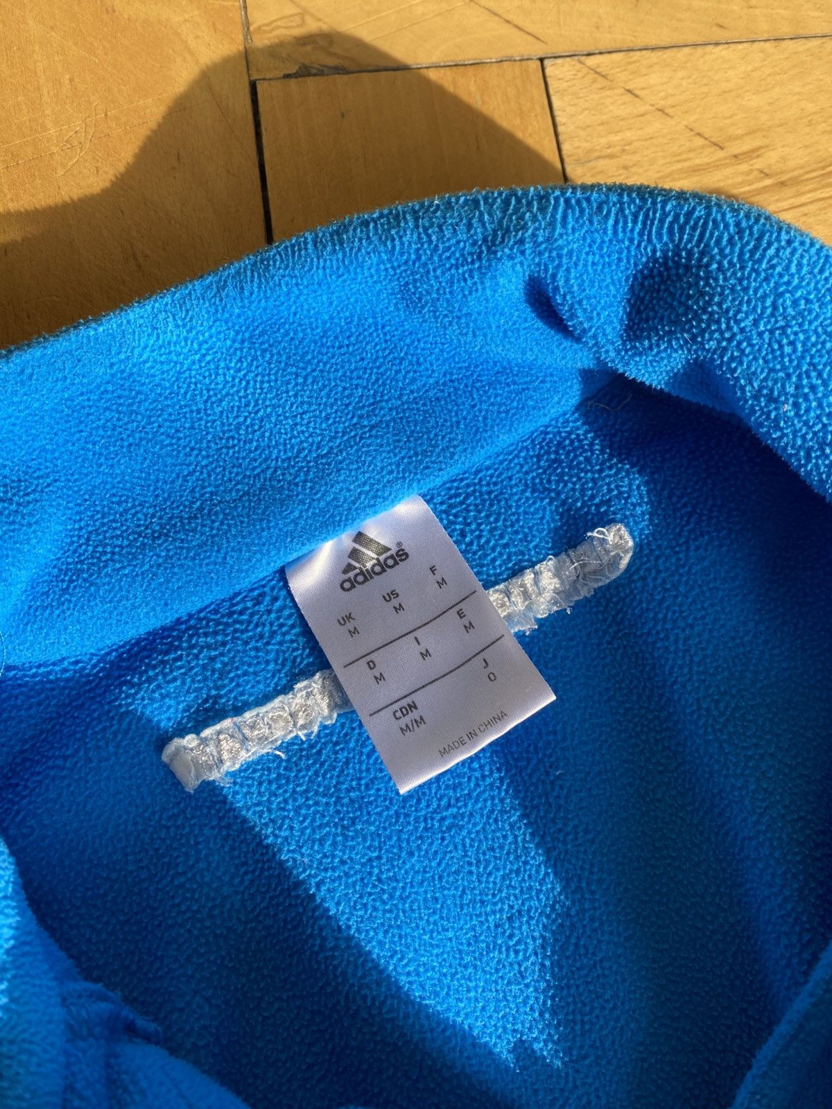 Adidas × Mercedes-Benz Vintage Adidas Germany blue fleece sweatshirt Size US M / EU 48-50 / 2 - 4 Thumbnail