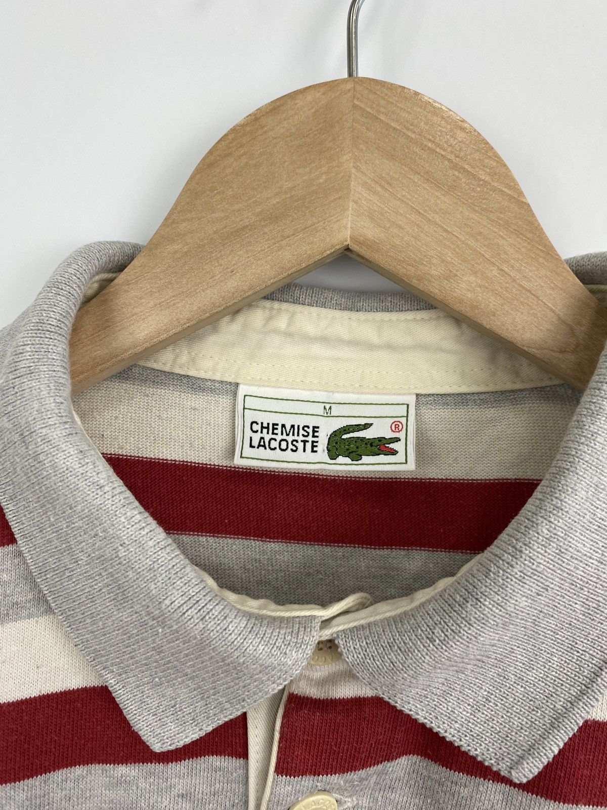 Lacoste 🇫🇷 Vintage 90s Lacoste Polo Long Sleeve made in France Y2K Size US M / EU 48-50 / 2 - 5 Thumbnail