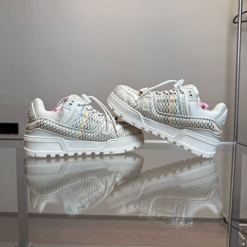 Louis Vuitton Louis Vuitton Trainer Low-Top Sneakers -2508 Size US 8.5 / EU 41-42 - 4 Thumbnail