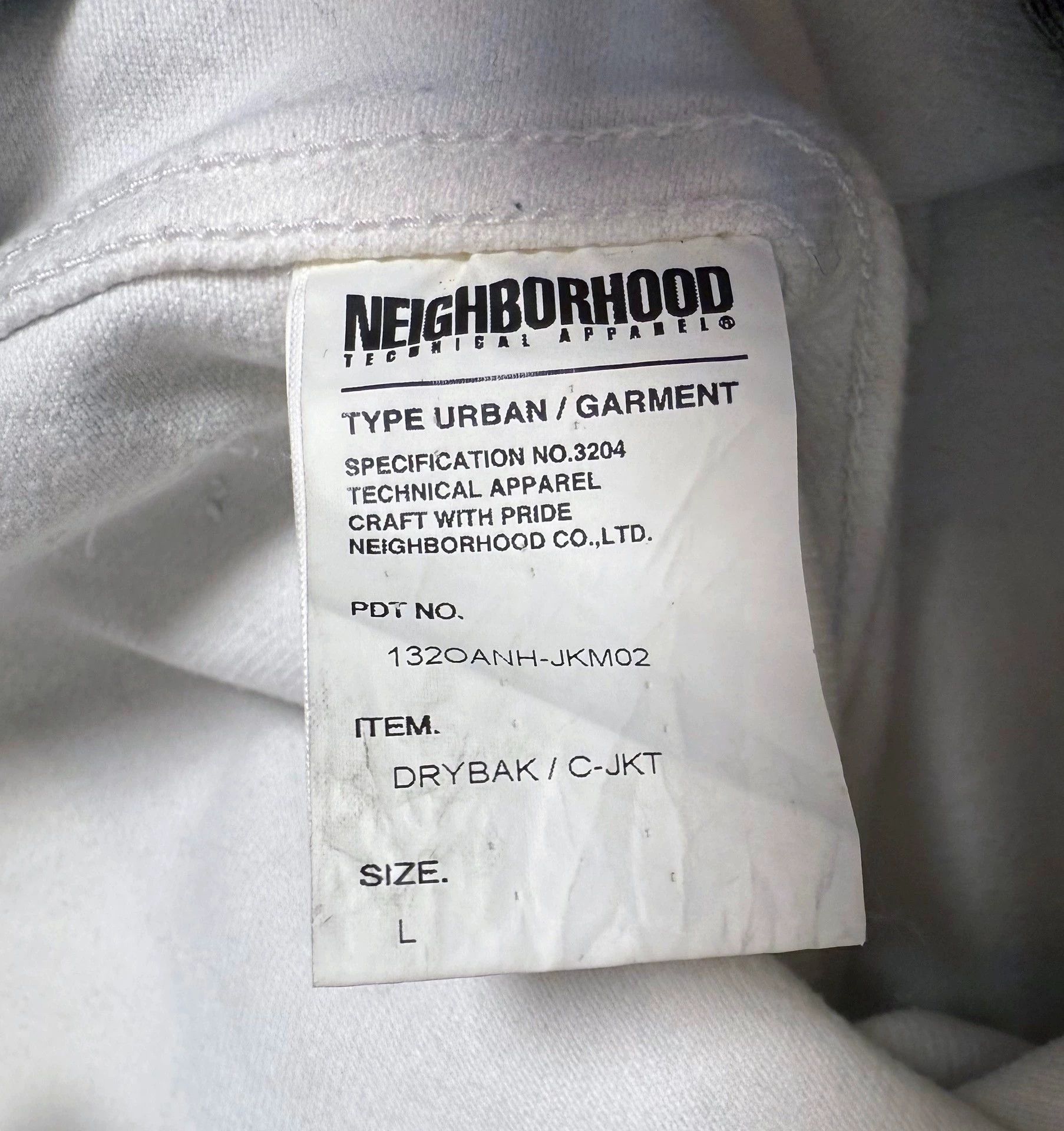 Neighborhood Neighborhood 13AW Drybak C-JKT Black White Stripe Cargo JktL Size US L / EU 52-54 / 3 - 9 Thumbnail