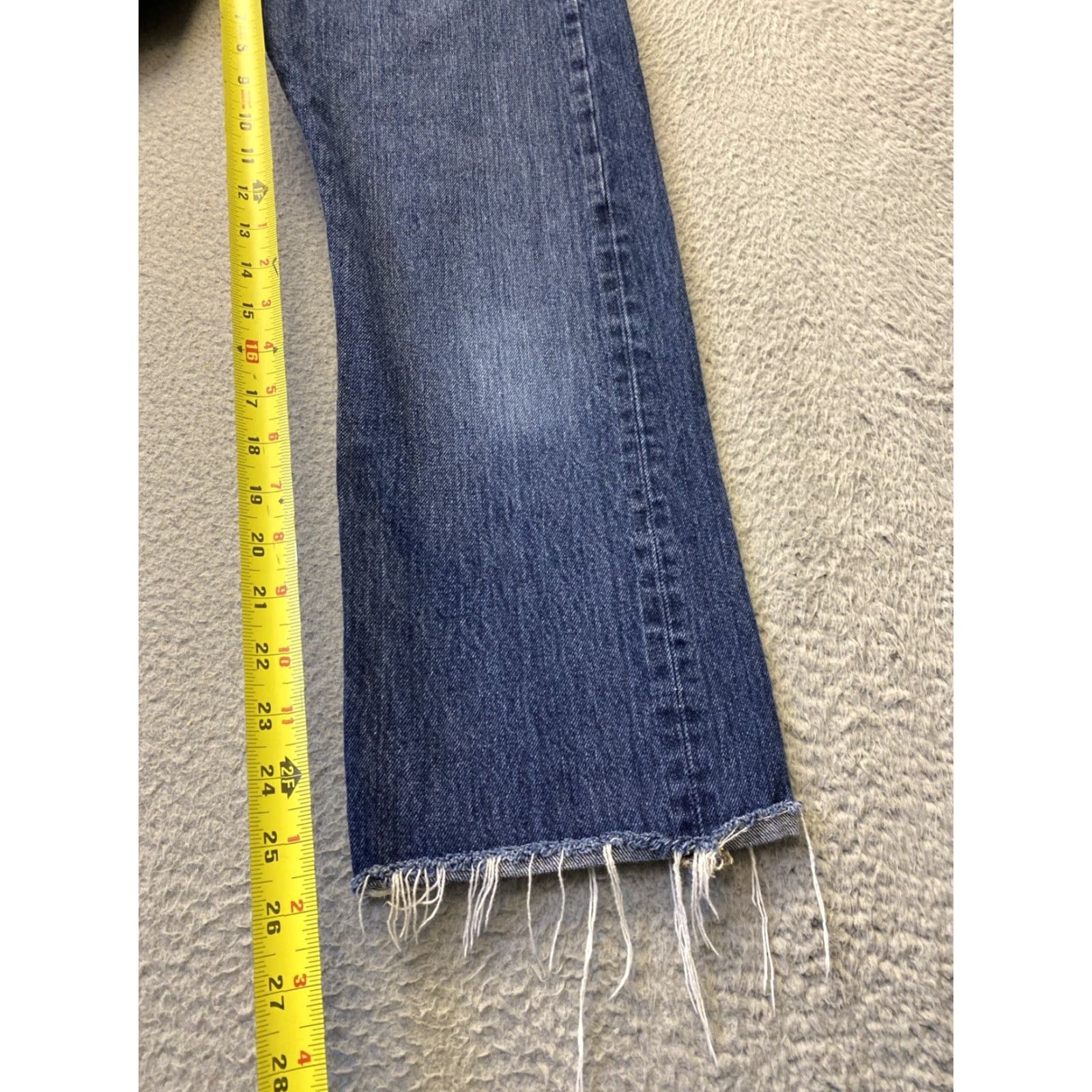 Levi's Vintage Levi's 501 Original Trimmed to Fit Men's 32x26 Jeans /156-21 Size US 32 / EU 48 - 4 Thumbnail