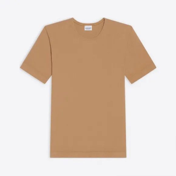 Balenciaga o1bcso1str0425 Cropped T-Shirt in Beige Size XS / US 0-2 / IT 36-38 - 1 Thumbnail