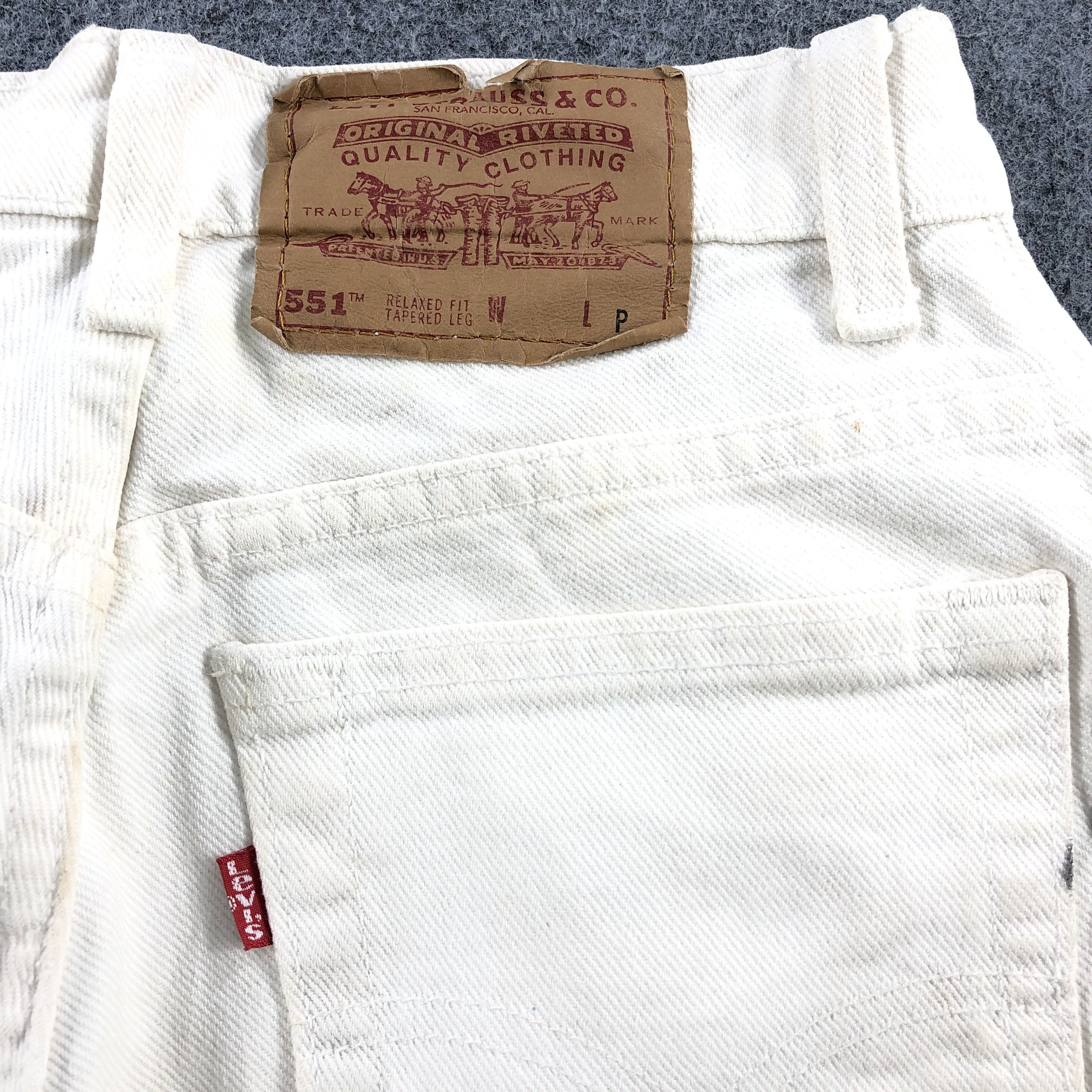 Levi's W25 Vintage 90s Levis 551 Jeans Relaxed-J1115 Size US 26 / EU 42 - 5 Thumbnail
