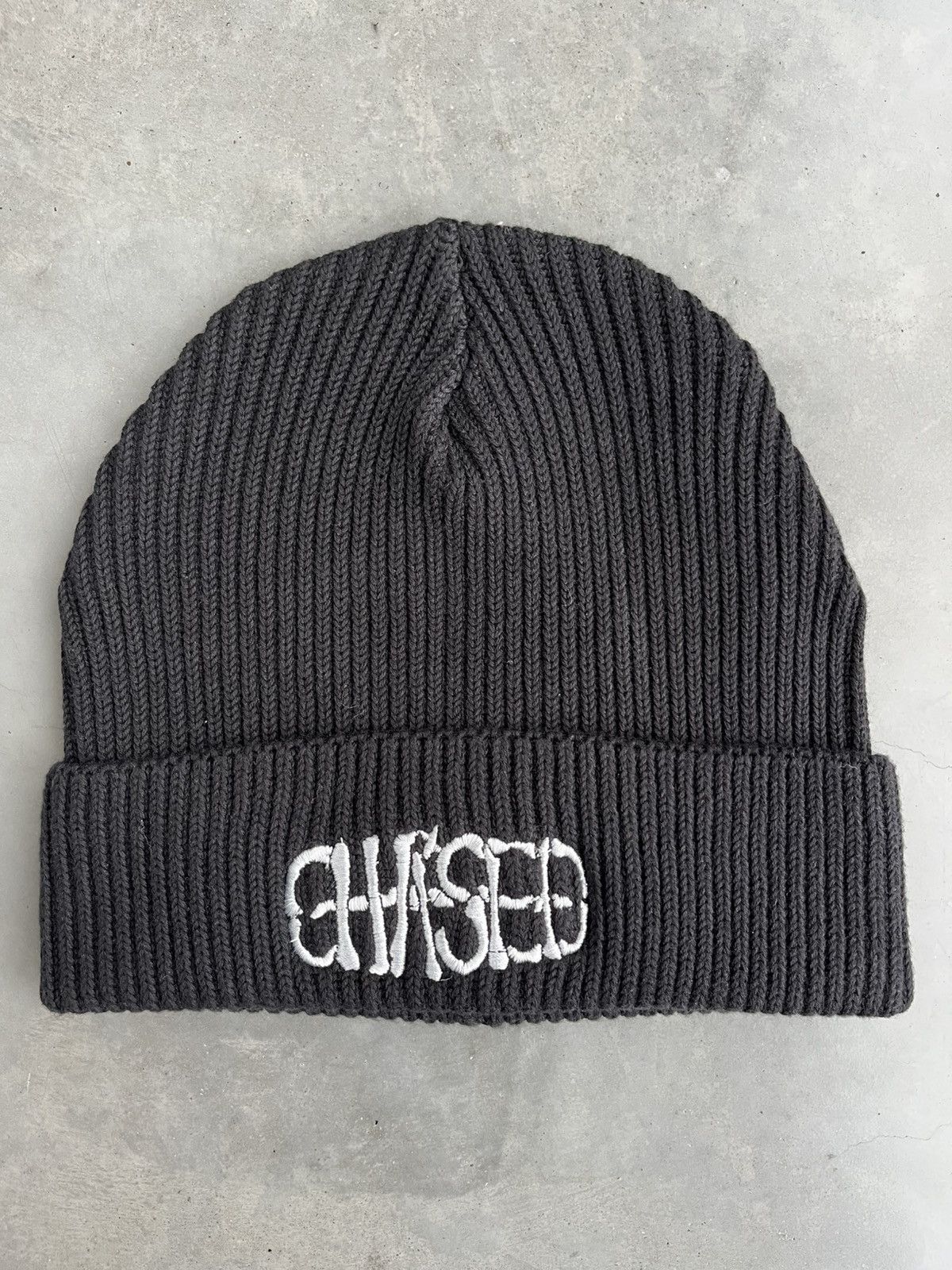 Other Black Knit Beanie with Embroidered Logo Size ONE SIZE - 1 Thumbnail
