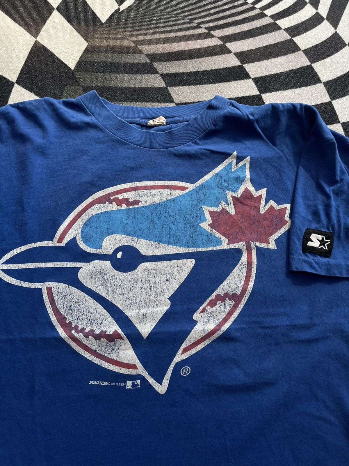 MLB VINTAGE 90s Starter Toronto Blue Jays Big Logo T-Shirt MLB Size US XL / EU 56 / 4 - 2 Thumbnail