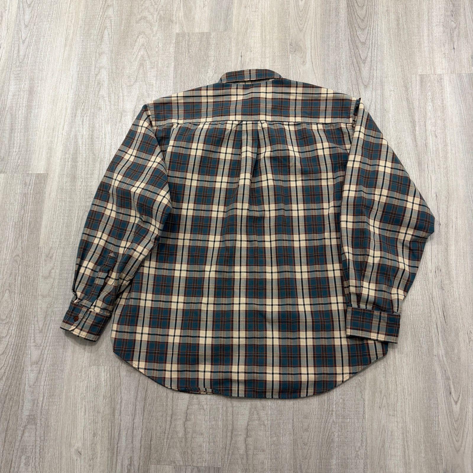 L.L. Bean Vintage LL Bean Flannel Shirt Men's Extra Large Plaid Button Size US XL / EU 56 / 4 - 5 Thumbnail