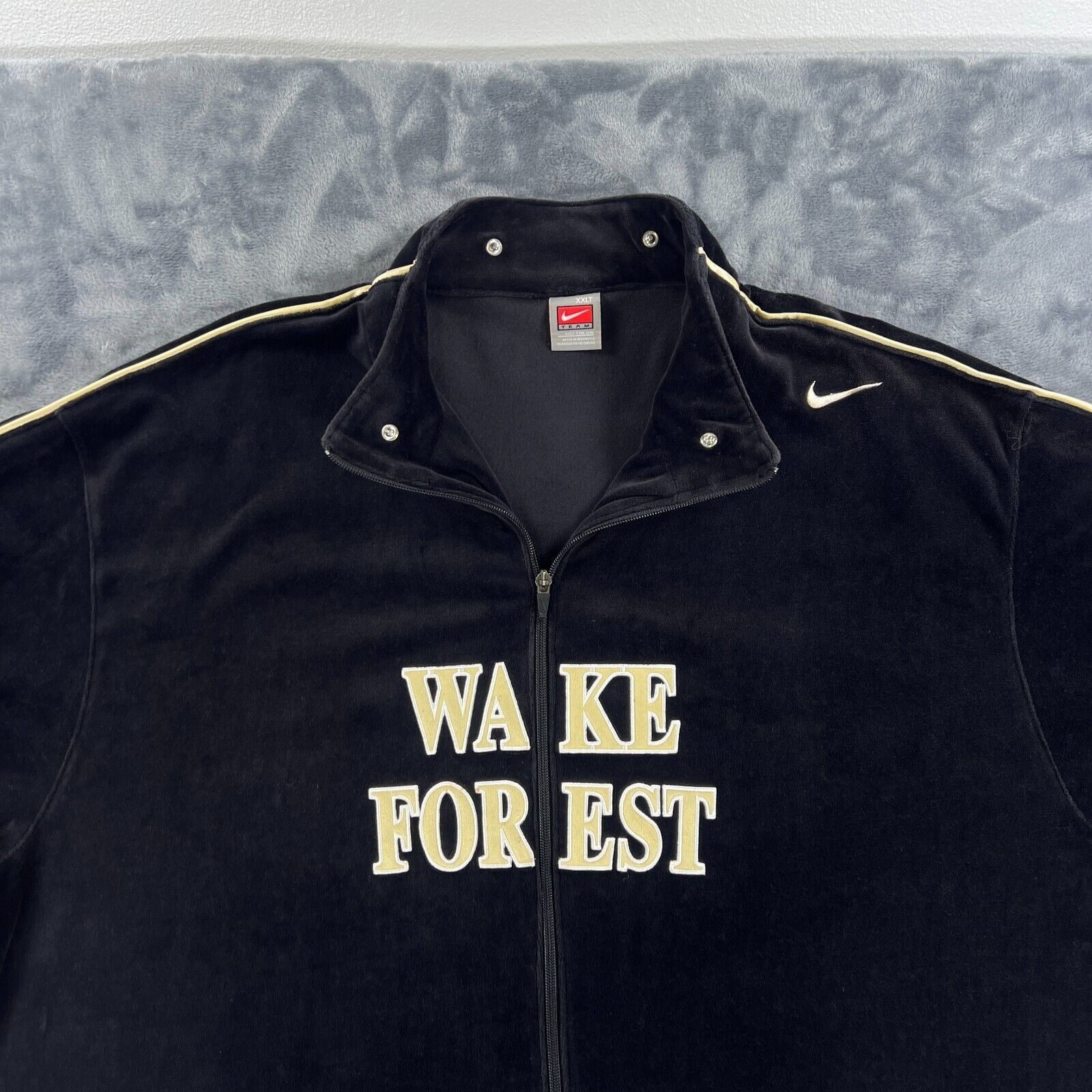 Nike Nike Team Vintage Player Issued Team Jacket Wake Forest Demo Size US XXL / EU 58 / 5 - 11 Thumbnail