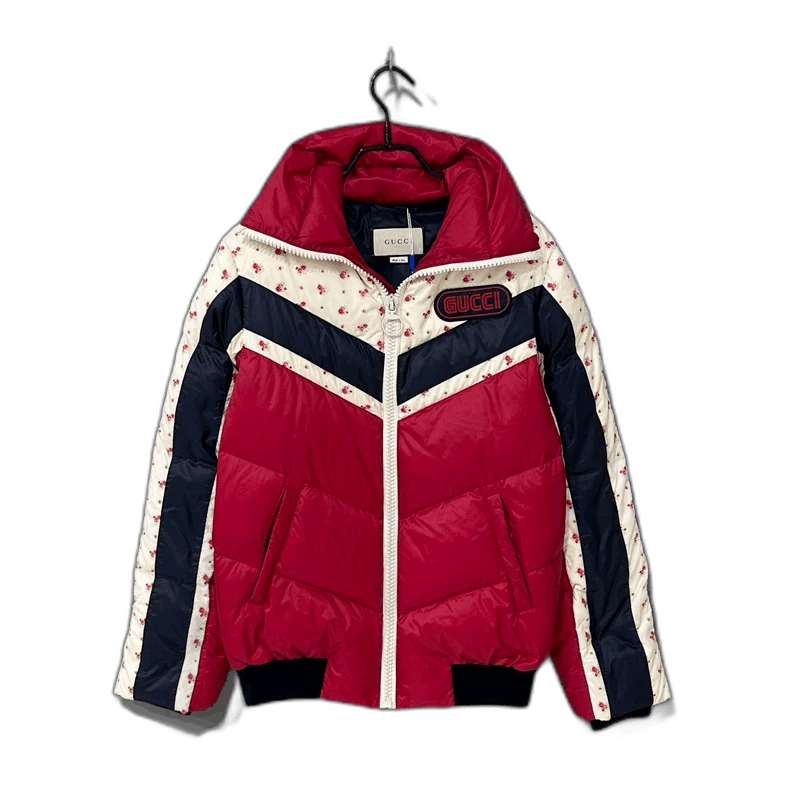 Gucci Gucci Padded Jacket with Floral Details-2505 Size S / US 4 / IT 40 - 1 Thumbnail
