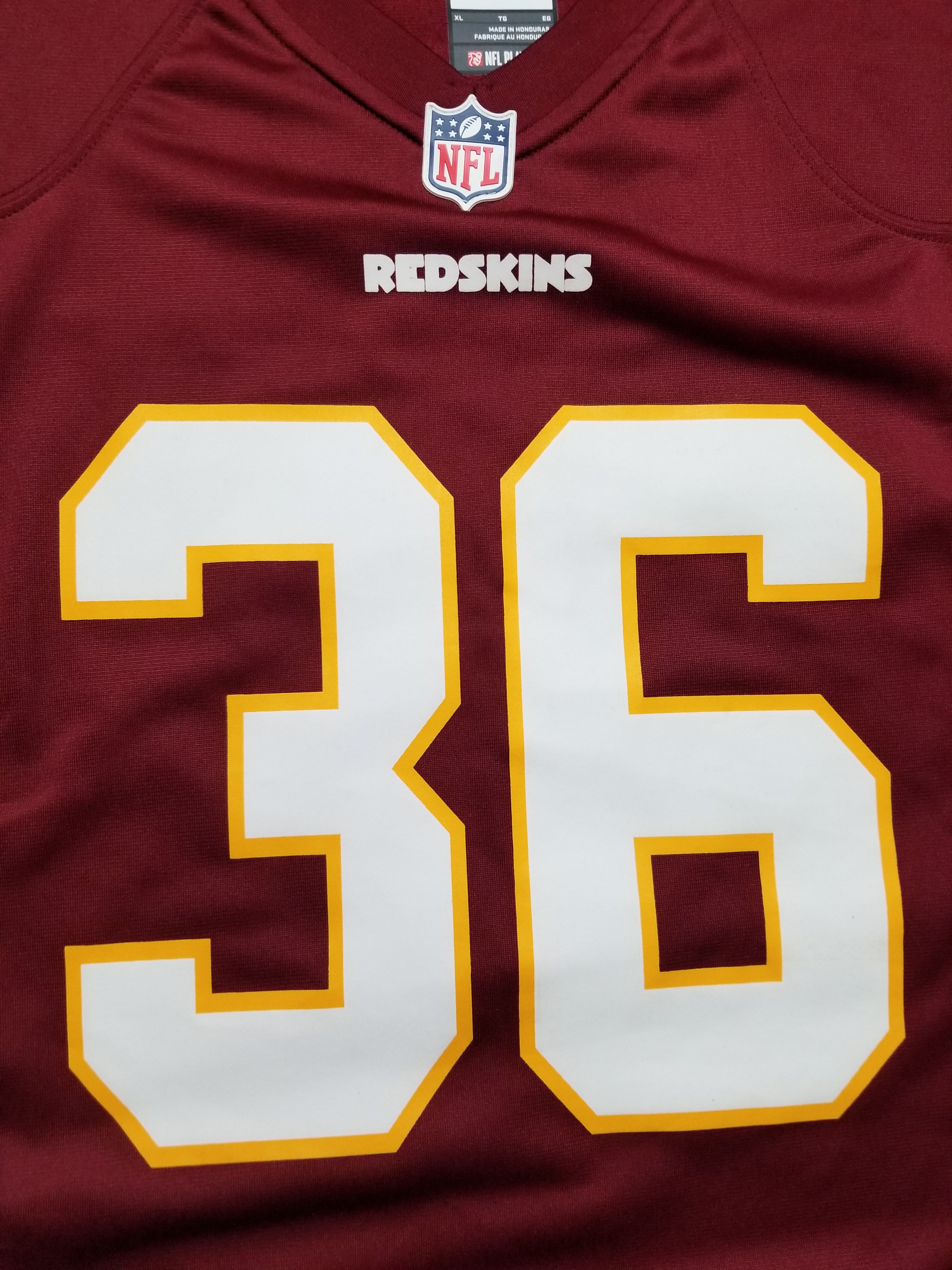Nike Nike Washington Redskins Swearinger #36 Burgundy NFL Jersey Size US XL / EU 56 / 4 - 13 Thumbnail